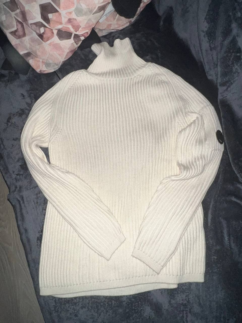 C.P. Company C.P. Company Heavy Ribbed Merino Roll Neck Wool Sweater Size US L / EU 52-54 / 3 - 6 Thumbnail