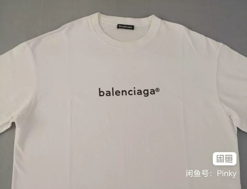 Balenciaga Balenciaga Short Sleeve T-Shirt, Size L, Almost New, Lette Size US L / EU 52-54 / 3 - 4 Thumbnail