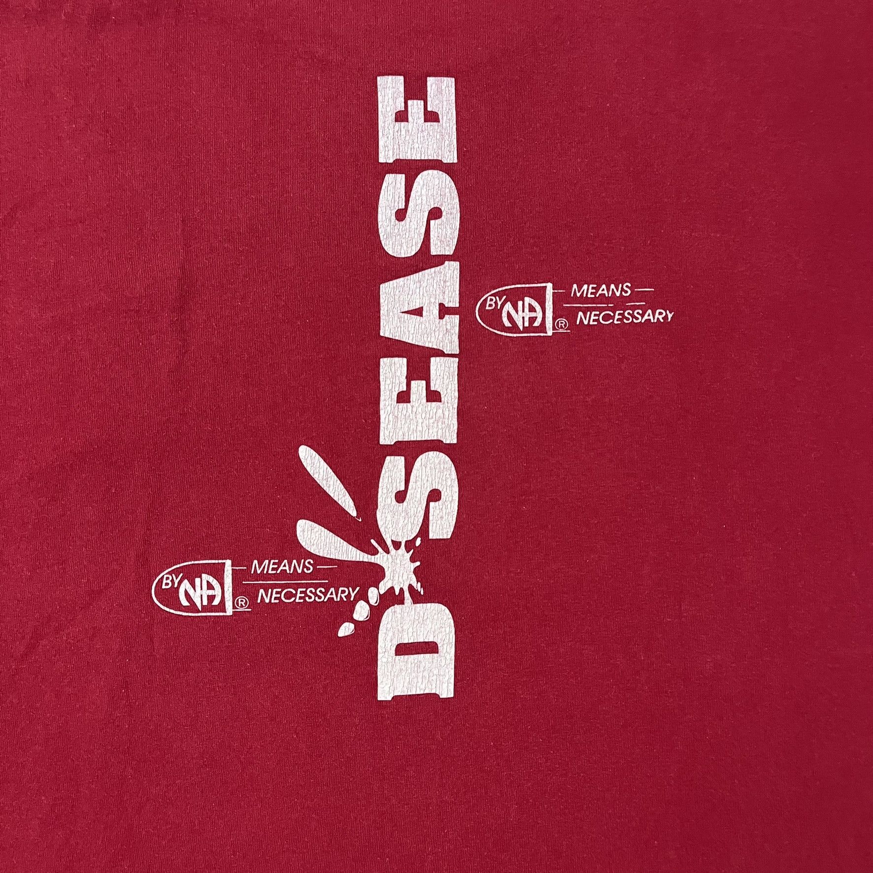 Vintage VTG 90s ND Hit Squad Putting a Hit Out on the Disease Tee Size US XL / EU 56 / 4 - 4 Thumbnail