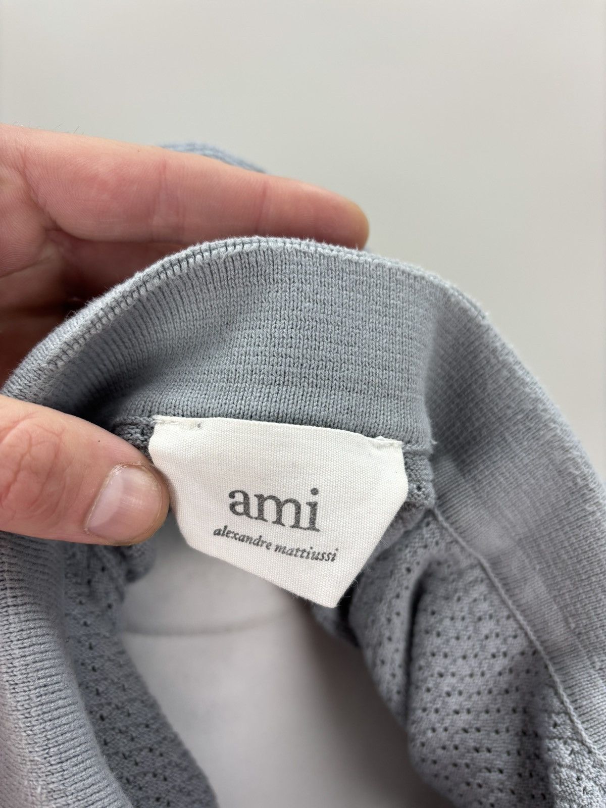AMI Mens t shirt AMI Alexandre Mattiussi Size L Color Gray Size US L / EU 52-54 / 3 - 12 Thumbnail