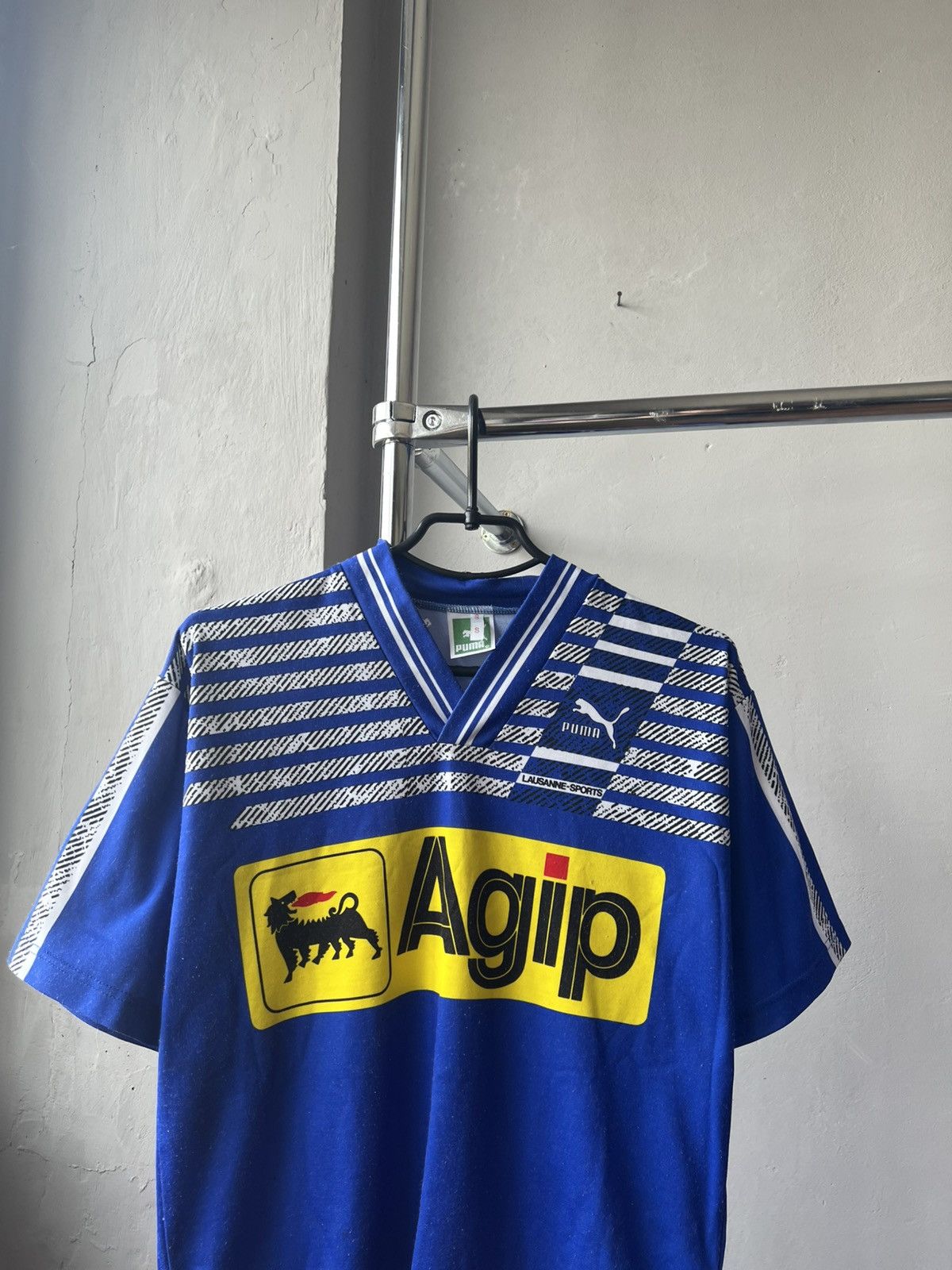 Puma 1991/92 LAUSANNE-SPORT HOME SOCCER JERSEY FOOTBALL SHIRT Size US S / EU 44-46 / 1 - 3 Thumbnail