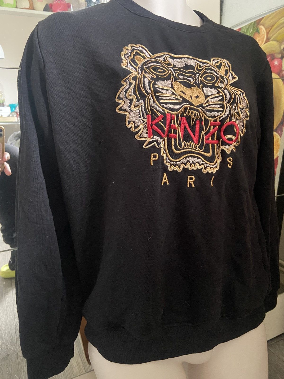 Kenzo authentic kenzo paris mens tiger sweatshirt size l Size US L / EU 52-54 / 3 - 1 Thumbnail