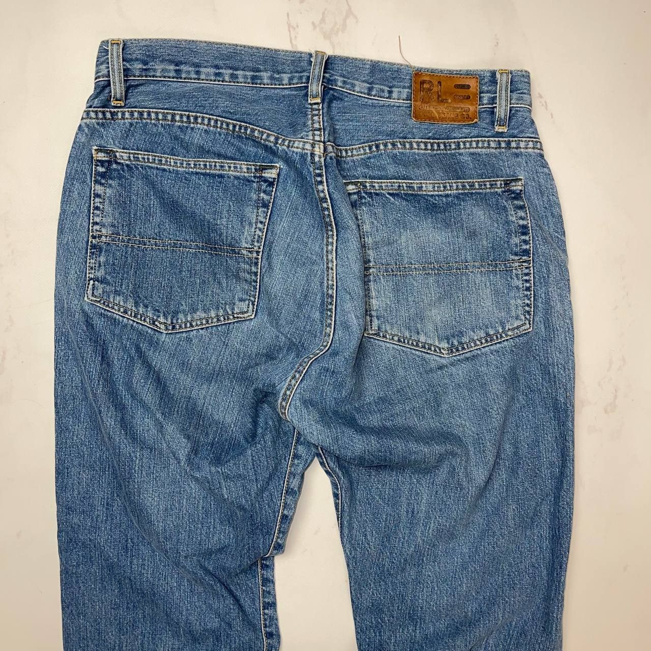 Polo Ralph Lauren Polo Ralph Lauren Polo Vintage Jeans Light Wash SIze 32 Size US 32 / EU 48 - 4 Thumbnail