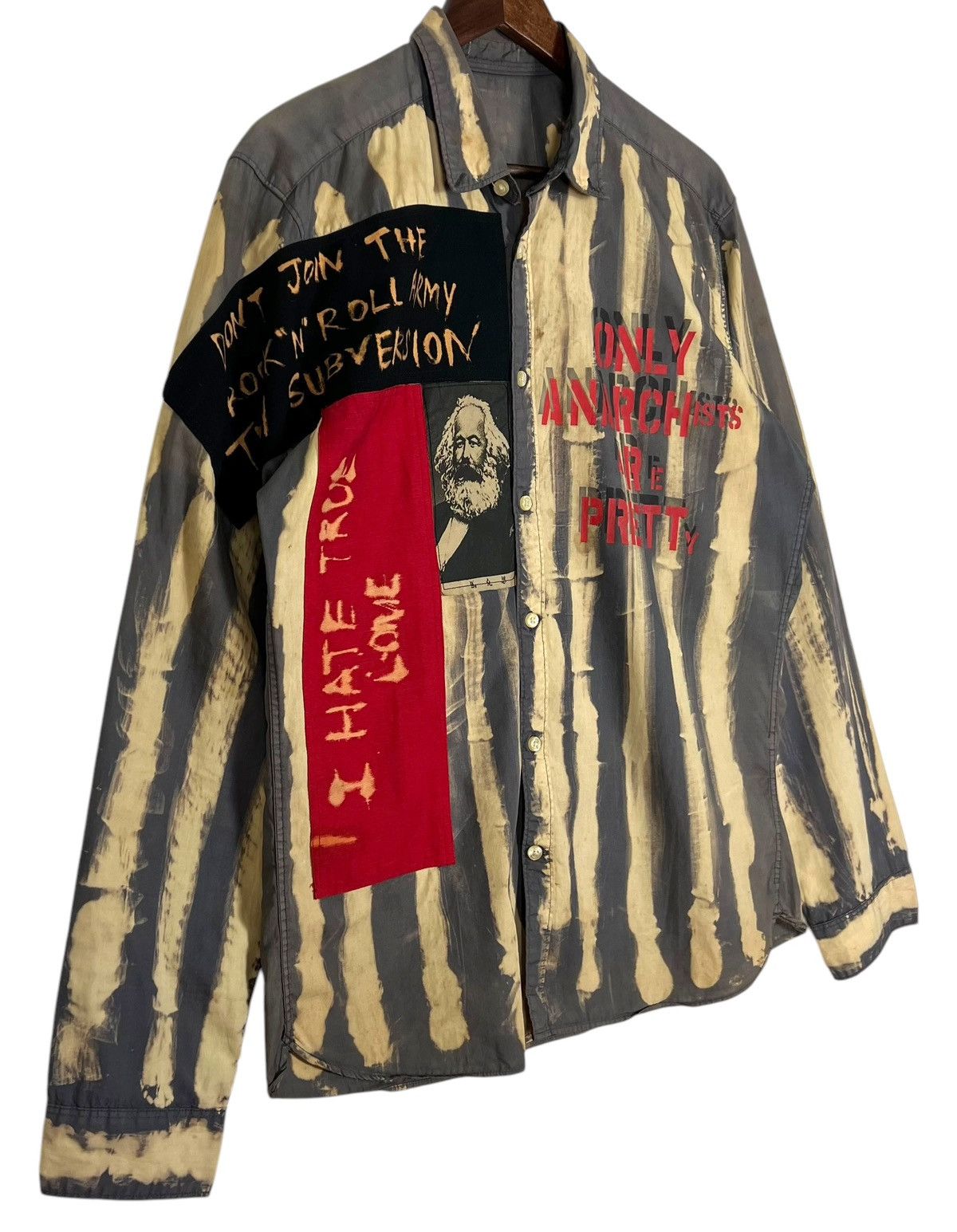 Japanese Brand Vintage Japanese Seditionaries Punk Muslin Shirt Size US L / EU 52-54 / 3 - 3 Thumbnail