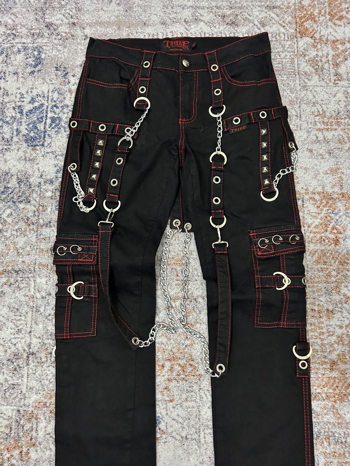 Tripp NYC Bondage Studded Pants