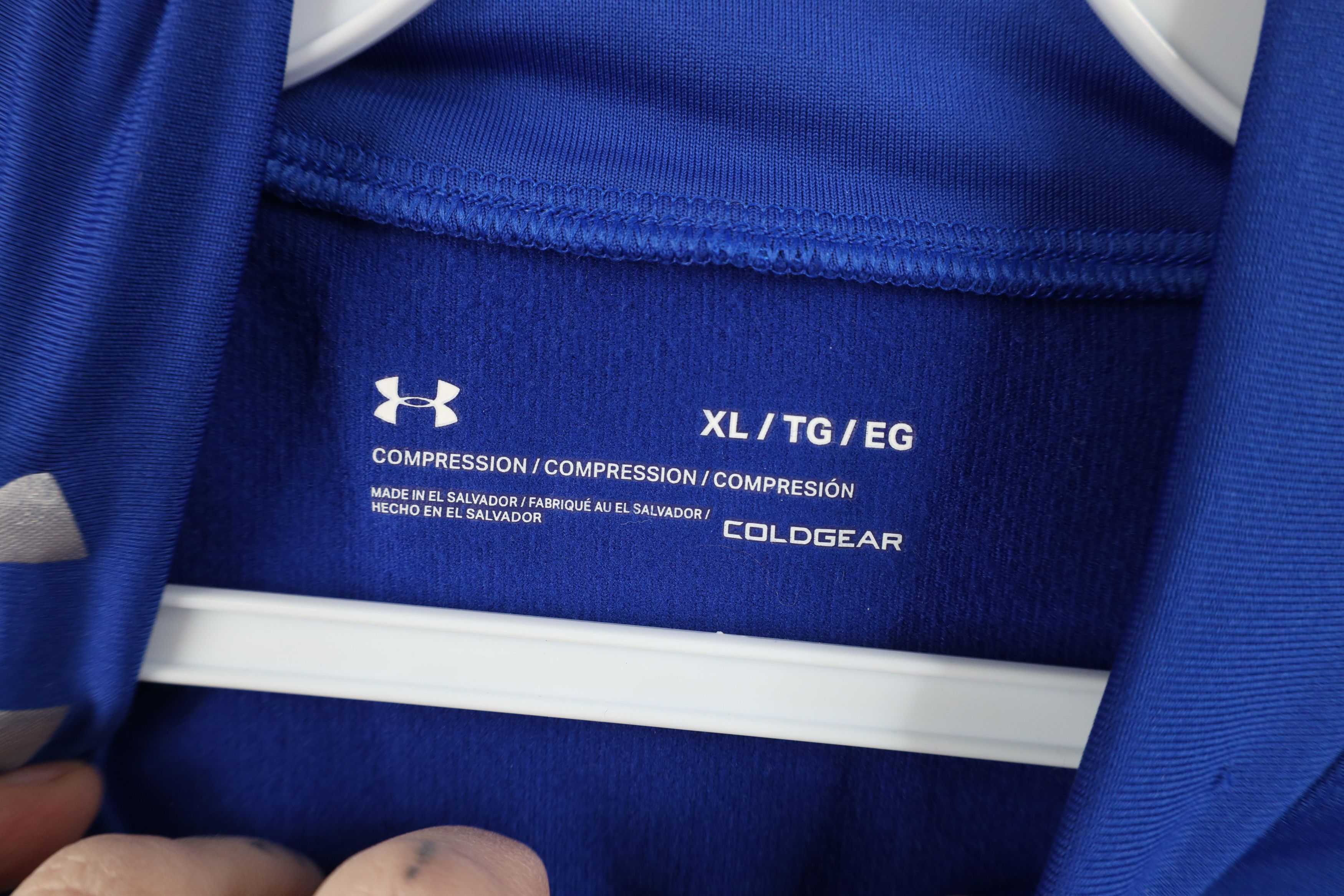 Under Armour Under Armour Compression Mock Neck Long Sleeve T-Shirt Blue Size US XL / EU 56 / 4 - 6 Thumbnail