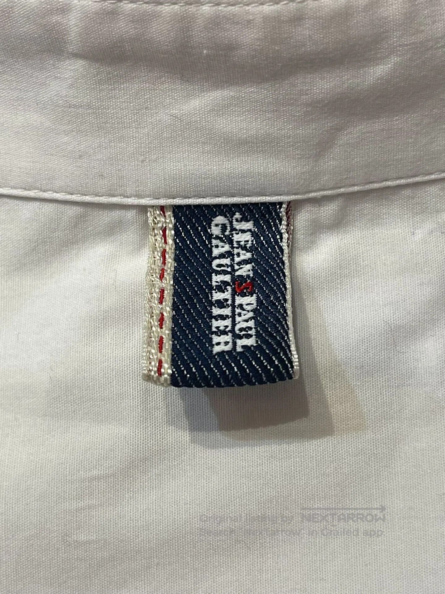Jean Paul Gaultier Jean Paul Gaultier Military Style White Shirt. Size US L / EU 52-54 / 3 - 8 Thumbnail