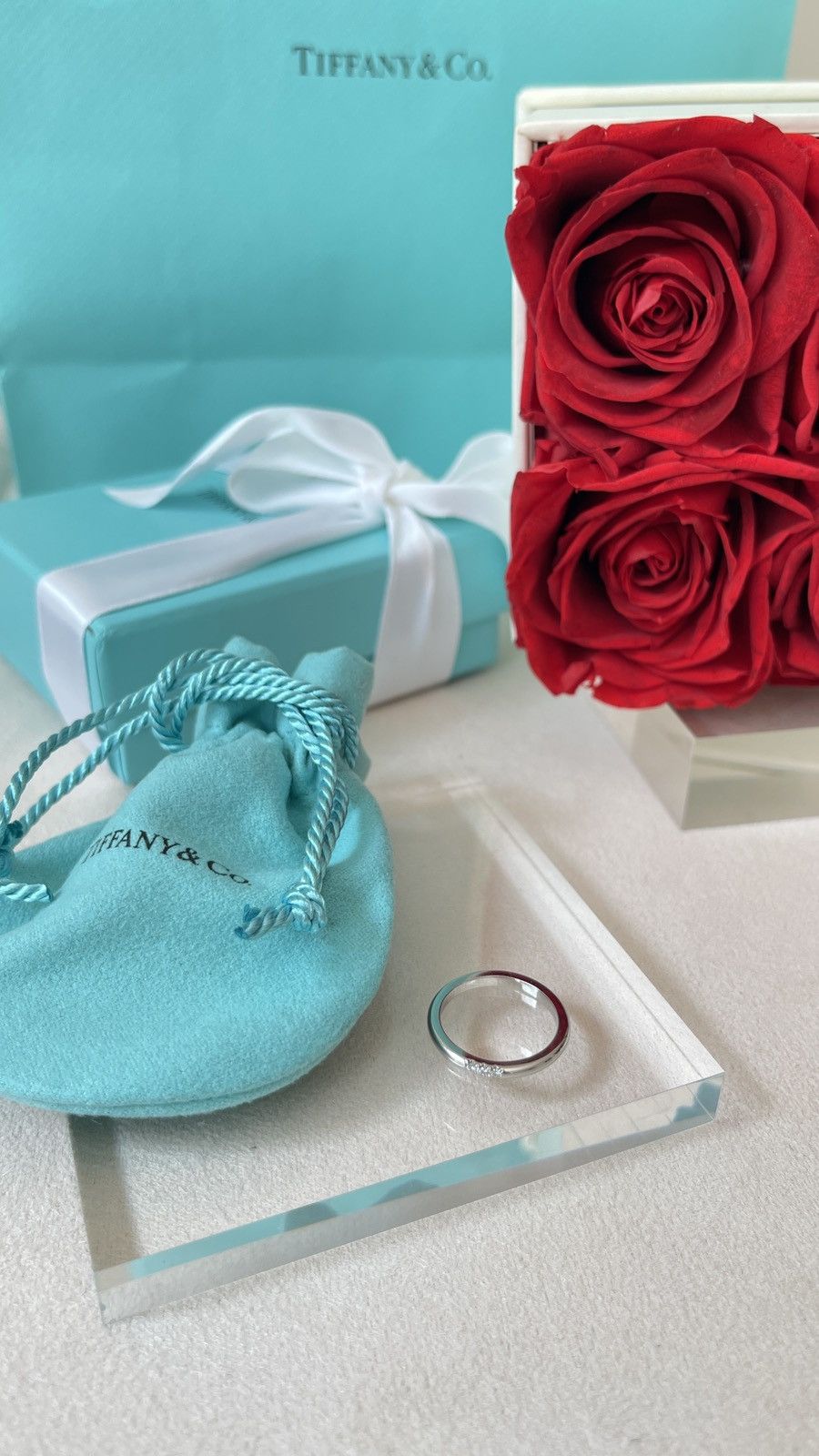 Tiffany & Co. TIFFANY & CO. FOREVER WEDDING BAND RING IN PLATINUM 5 $1850 Size ONE SIZE - 15 Thumbnail
