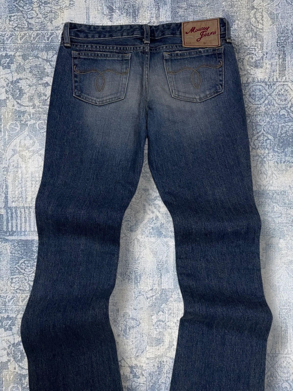 Hysteric Glamour Vintage 1990s Japan Designer Moussy Flared Scab Distressed Size US 27 - 11 Thumbnail