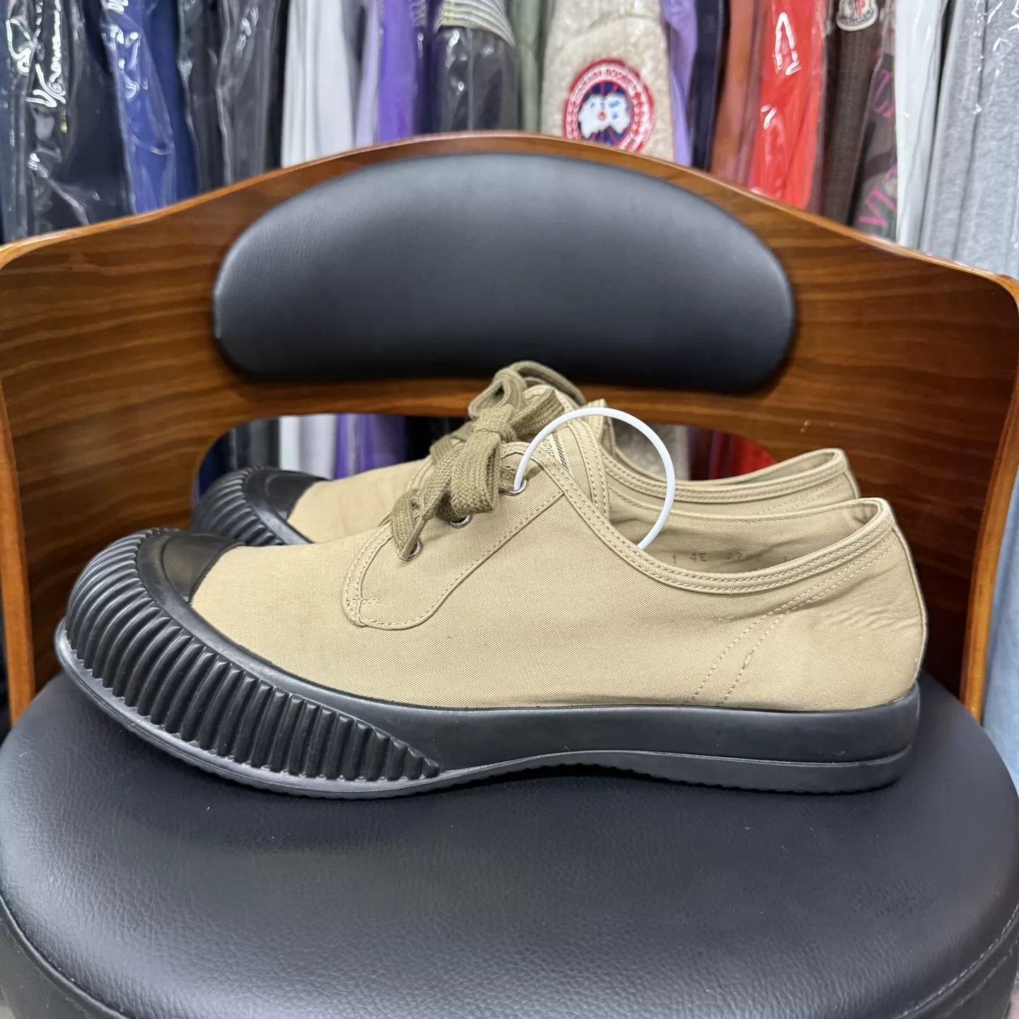 Prada Prada Canvas Cracker Shoes Khaki Brown 44 Mint Size US 11 / EU 44 - 6 Thumbnail