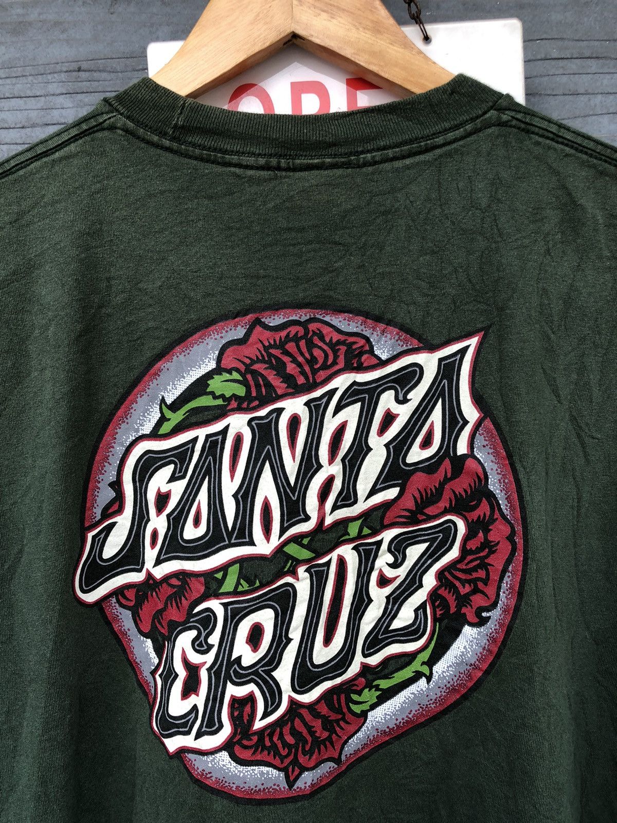 Santa Cruz Skateboards × Vintage 🔥Vintage 90s🔥Santa Cruz Skateboarding Tshirt Size US L / EU 52-54 / 3 - 4 Thumbnail