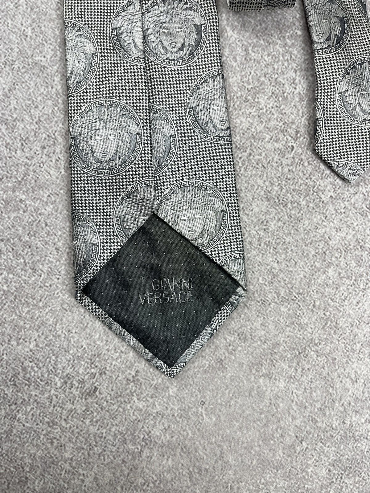 Versace × Vintage Vintage Gianni Versace Monogram Silk Tie Size ONE SIZE - 10 Thumbnail