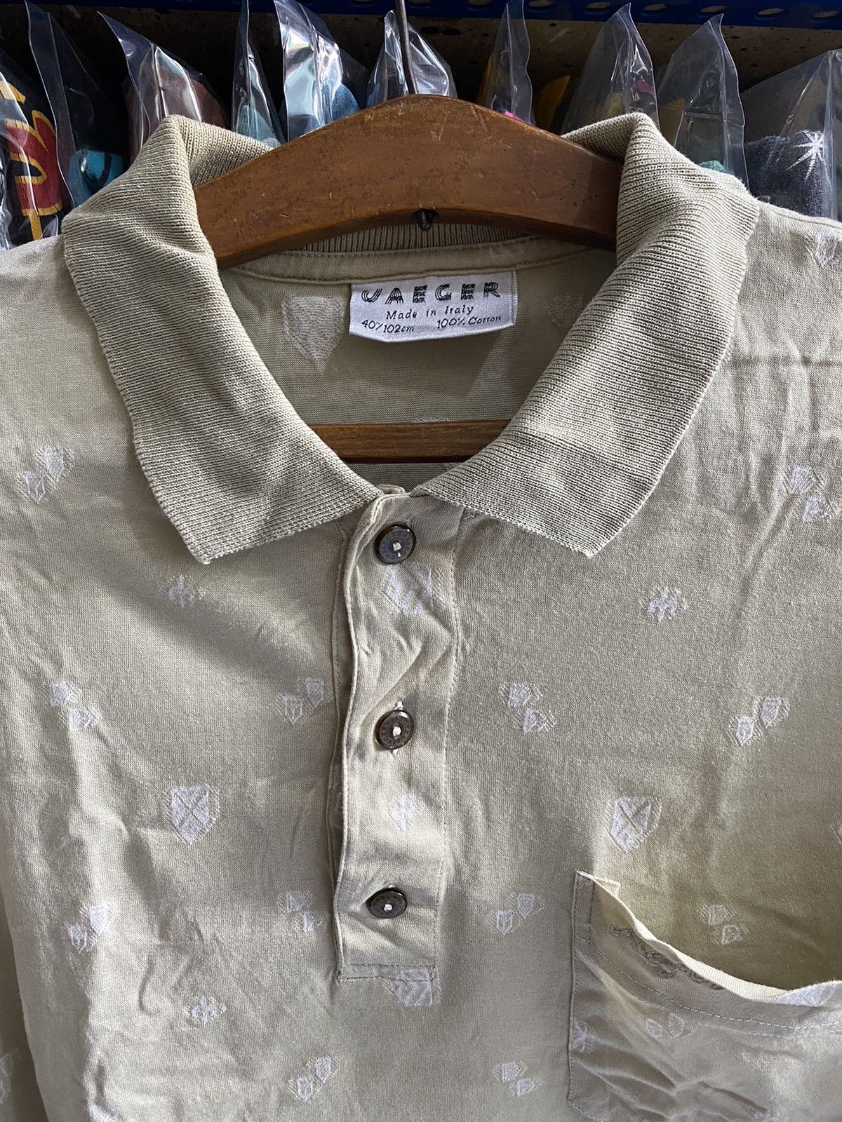 Jaeger JAEGER VINTAGE POLO TSHIRT Size US L / EU 52-54 / 3 - 4 Thumbnail