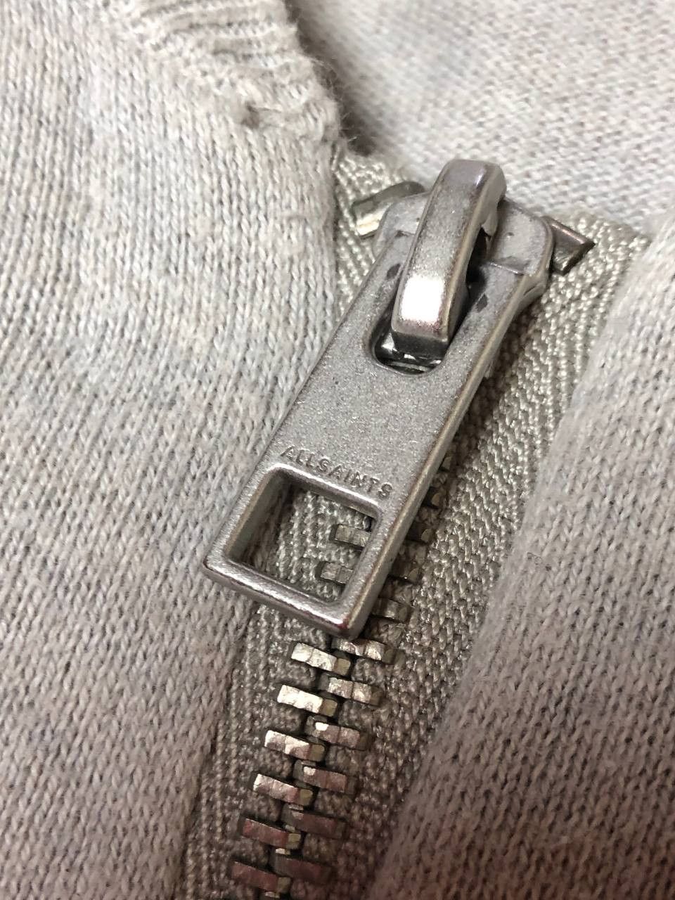 Allsaints Allsaints Crew Neck Sweater Long Sleeve zip up Grey Size L Size US L / EU 52-54 / 3 - 7 Thumbnail