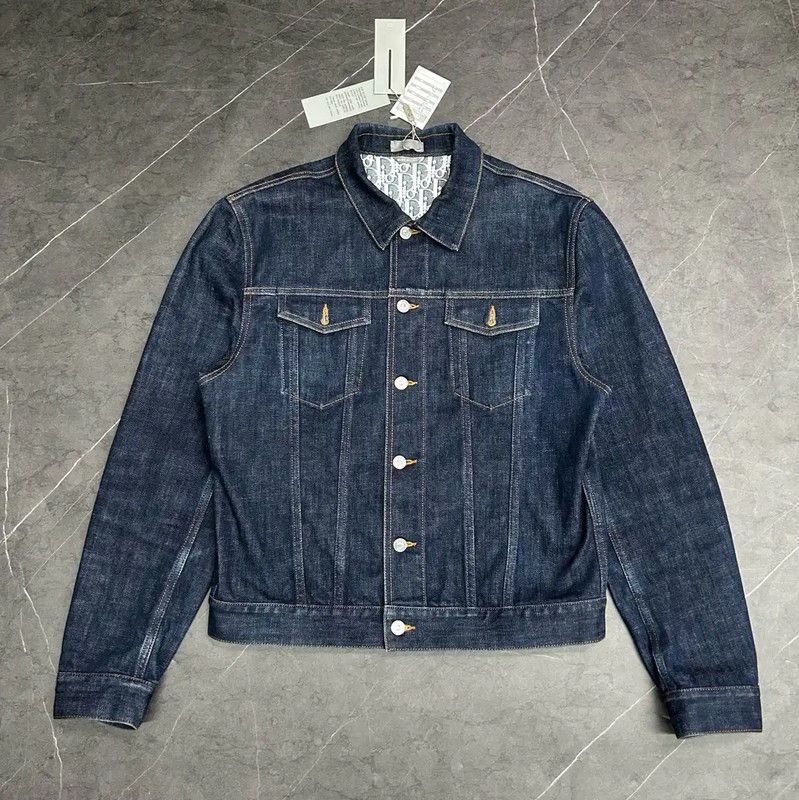 Dior Dior Blue Denim Jacket for Men 0089 Size US M / EU 48-50 / 2 - 1 Thumbnail