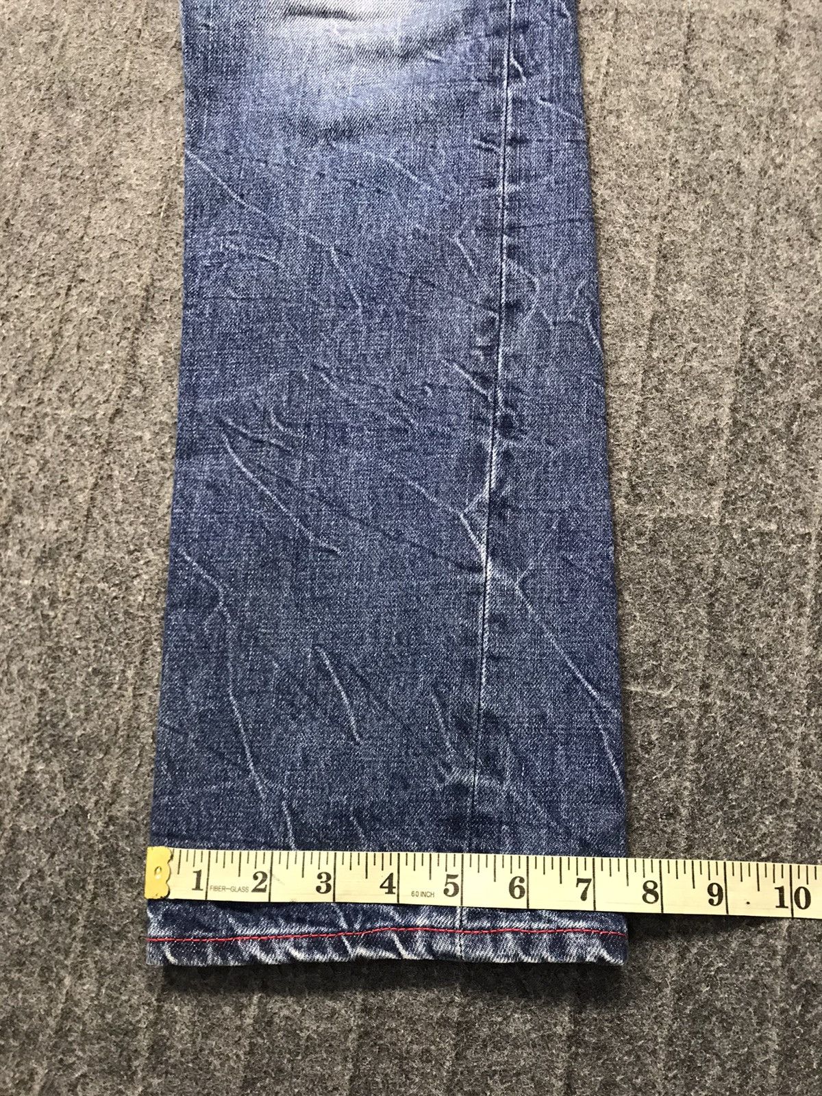 Japanese Brand X Girl Japan Zipper Indigo Denim Jeans Pants Straight Cut Size 28" / US 6 / IT 42 - 16 Thumbnail