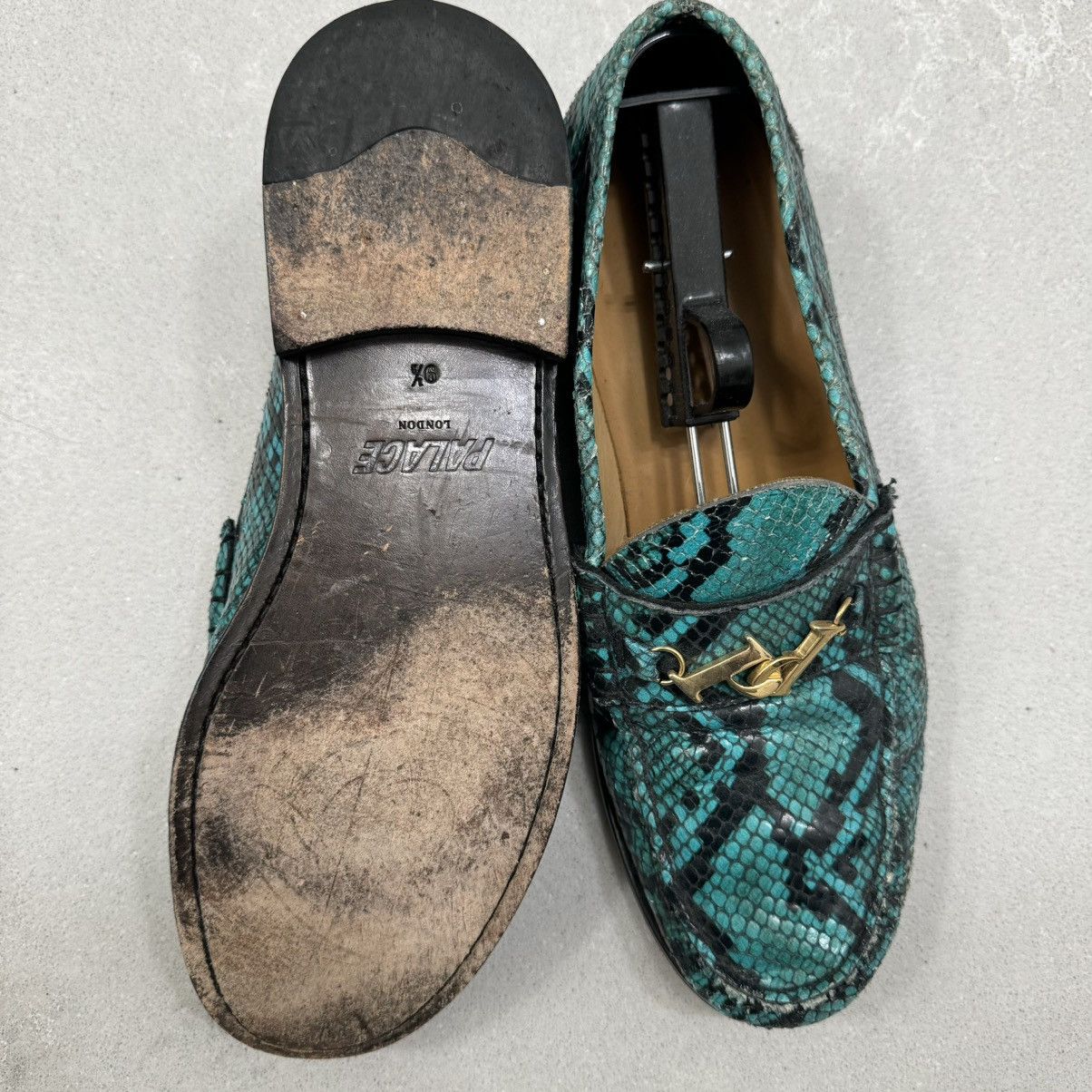 Palace Blue snakeskin palace loafers 2018 Size US 9.5 / EU 42-43 - 4 Thumbnail