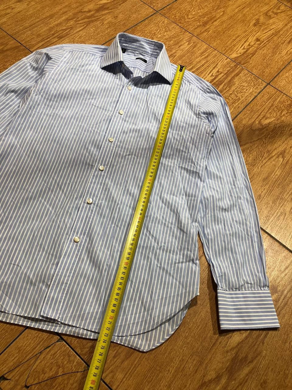Barba Napoli Barba Napoli Classic Formal Dress Shirt Striped Long Sleeve Size US M / EU 48-50 / 2 - 8 Thumbnail