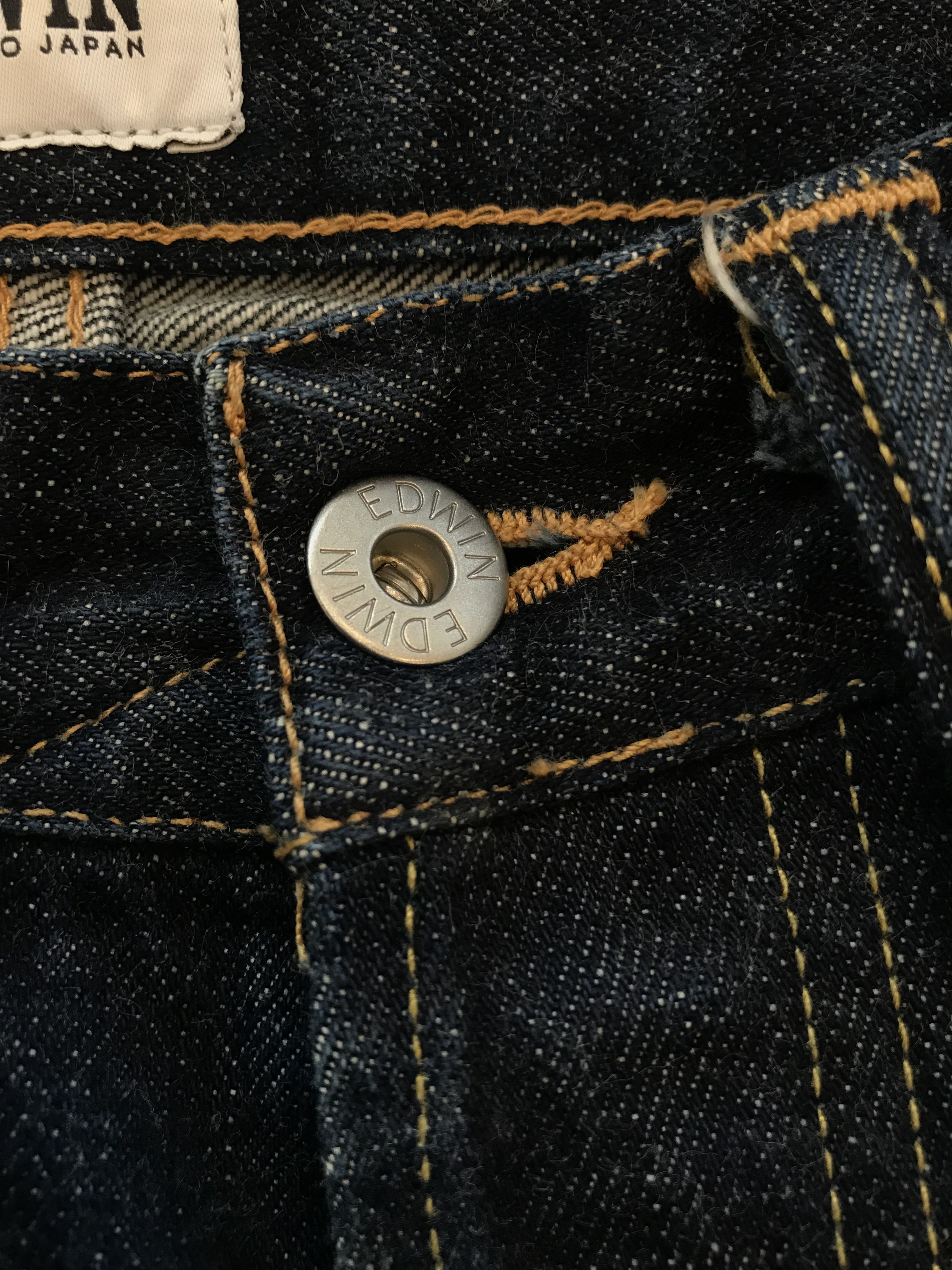 Edwin Edwin Selvedge Denim Tapered “Tokyo Japan” Size US 32 / EU 48 - 10 Thumbnail