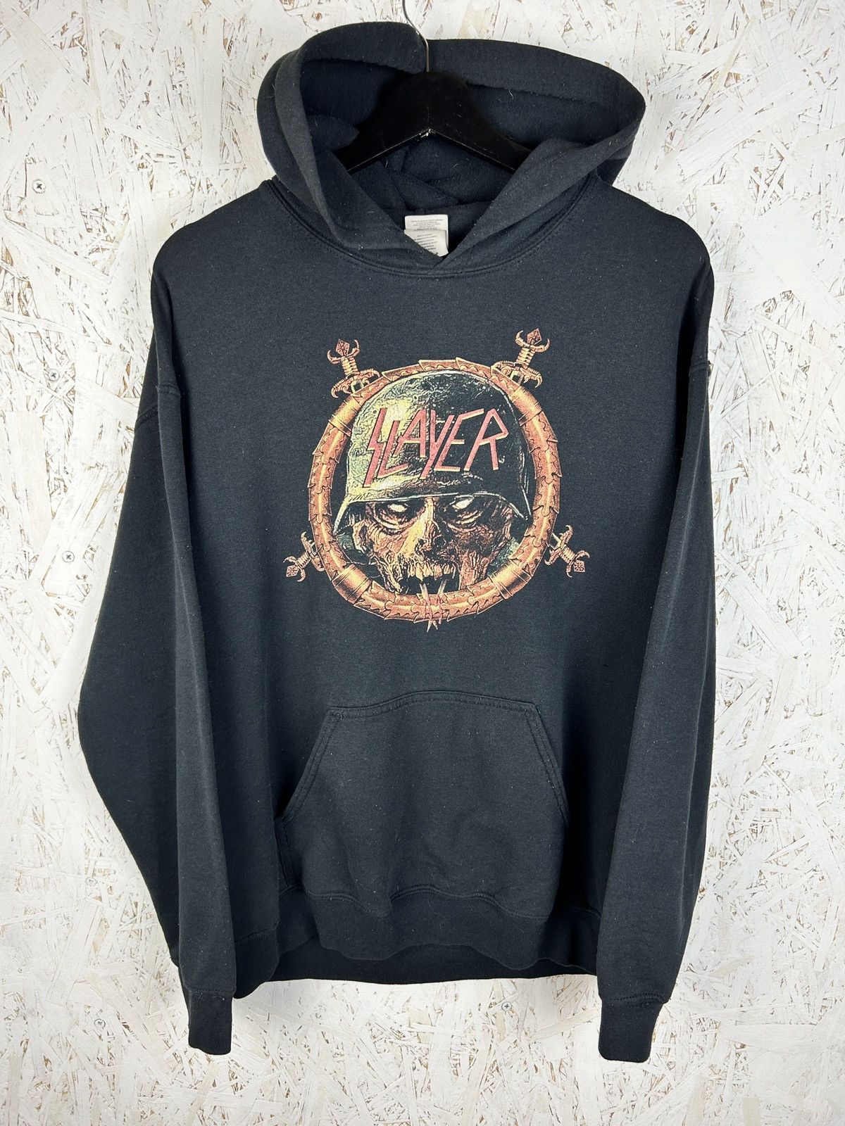 Band Tees Vintage Slayer Dead Soldier Thrash Metal Band Hoodie Size L Size US M / EU 48-50 / 2 - 1 Thumbnail