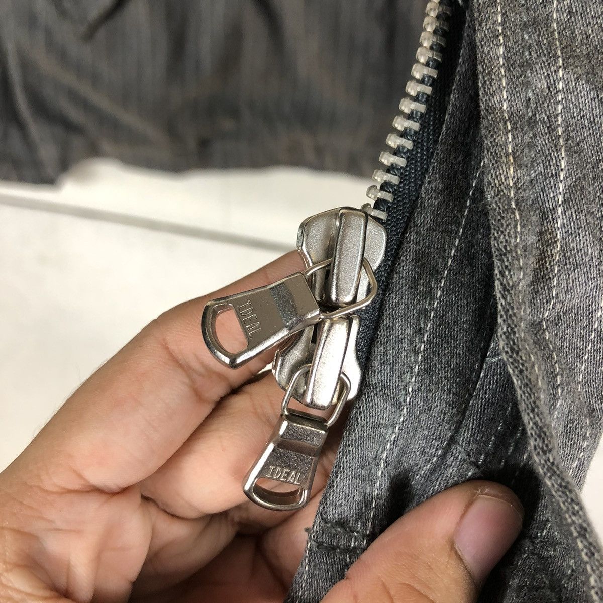 Japanese Brand VINTAGE HICKORY CHORE JACKET SHIPS JAPAN CARGO MULTI POCKET Size US L / EU 52-54 / 3 - 17 Thumbnail
