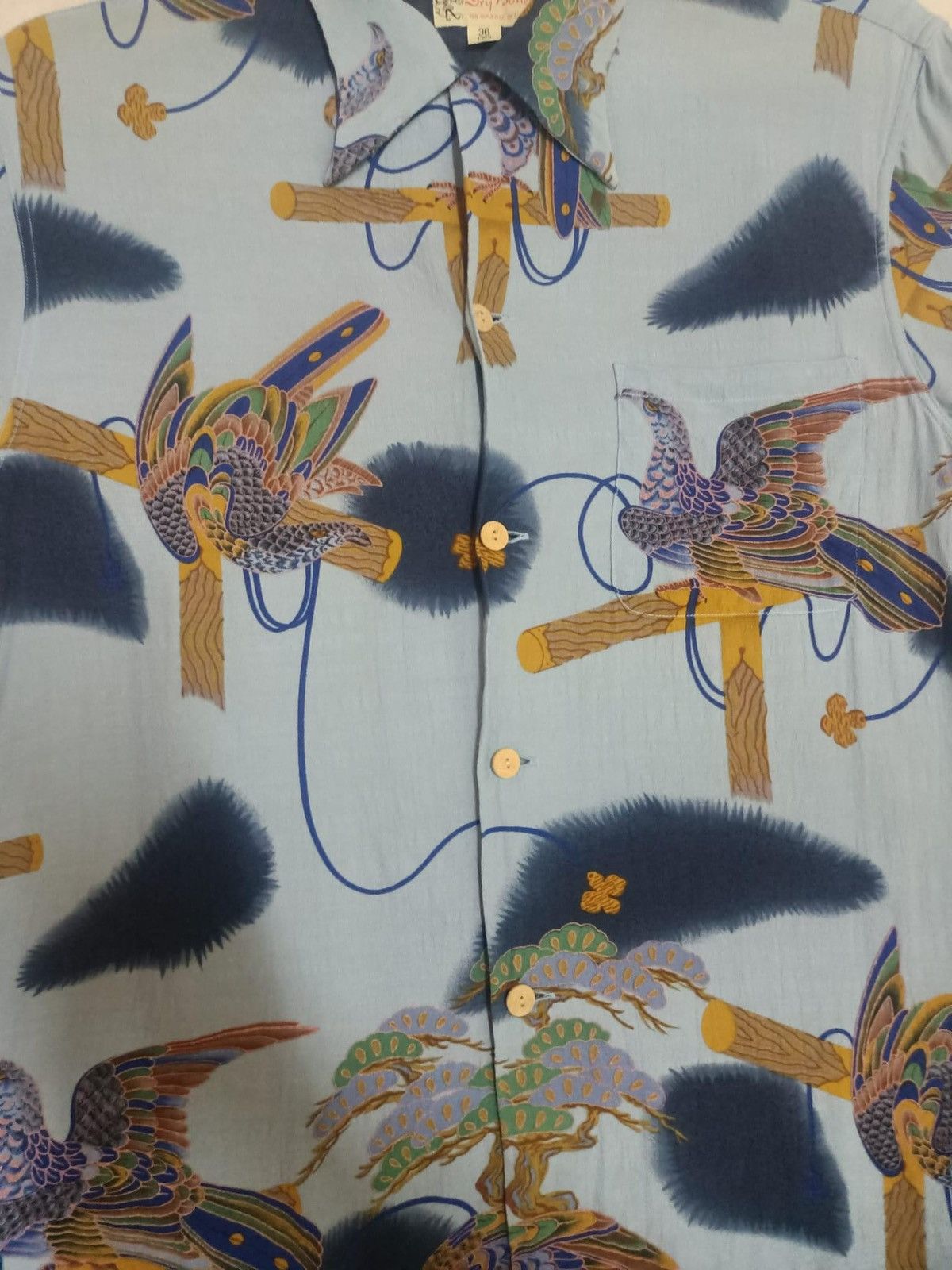 Dry Bones × Japanese Brand × Vintage VINTAGE DRY BONES RAYON CREPE HAWAIIAN SHIRT Size US S / EU 44-46 / 1 - 4 Thumbnail