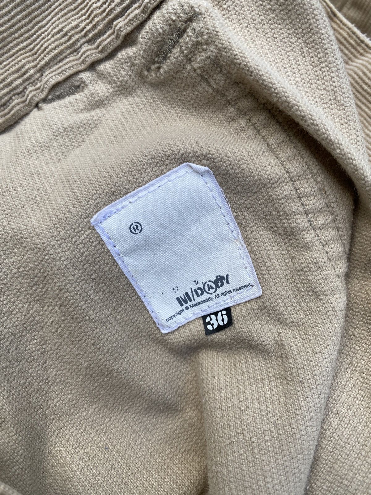 Japanese Brand Mackdaddy Japan Streetwear Corduroy Bondage Pant Size US 35 - 21 Thumbnail