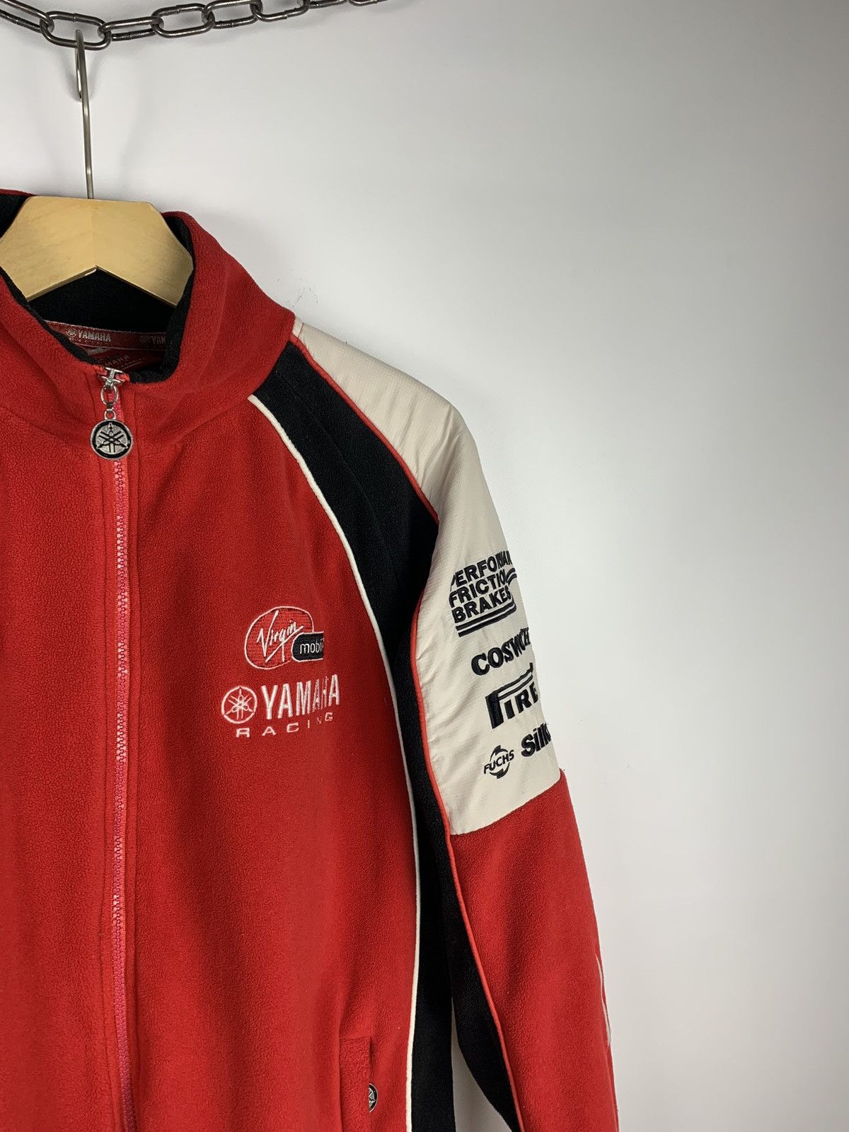 Yamaha Vintage Y2K Yamaha Formula 1 Fleece Racing Jacket Size XS Size US XS / EU 42 / 0 - 5 Thumbnail
