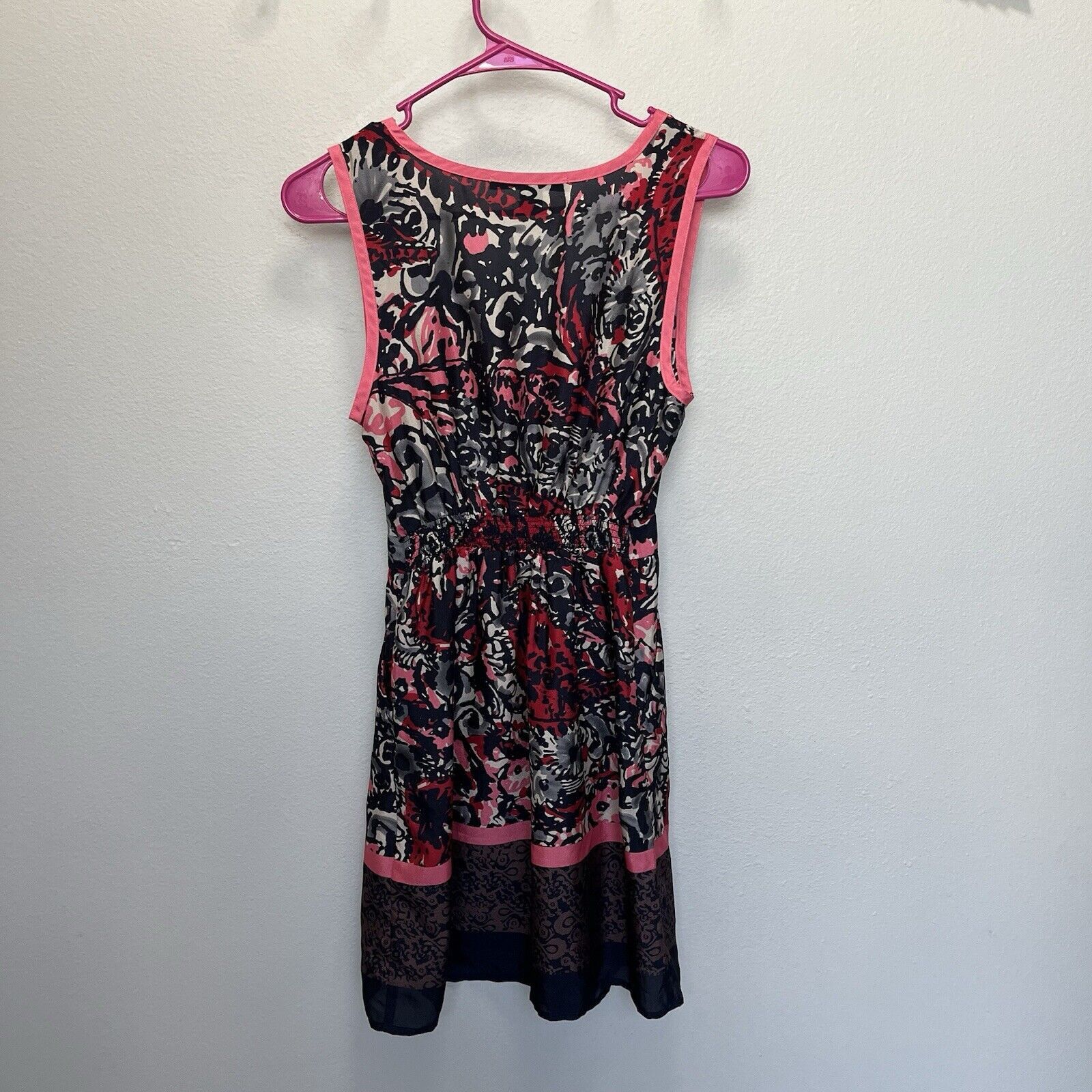 Forever 21 Forever 21 | Vintage Y2K Pink Blue Floral Silky Mini Dress Size S / US 4 / IT 40 - 5 Thumbnail