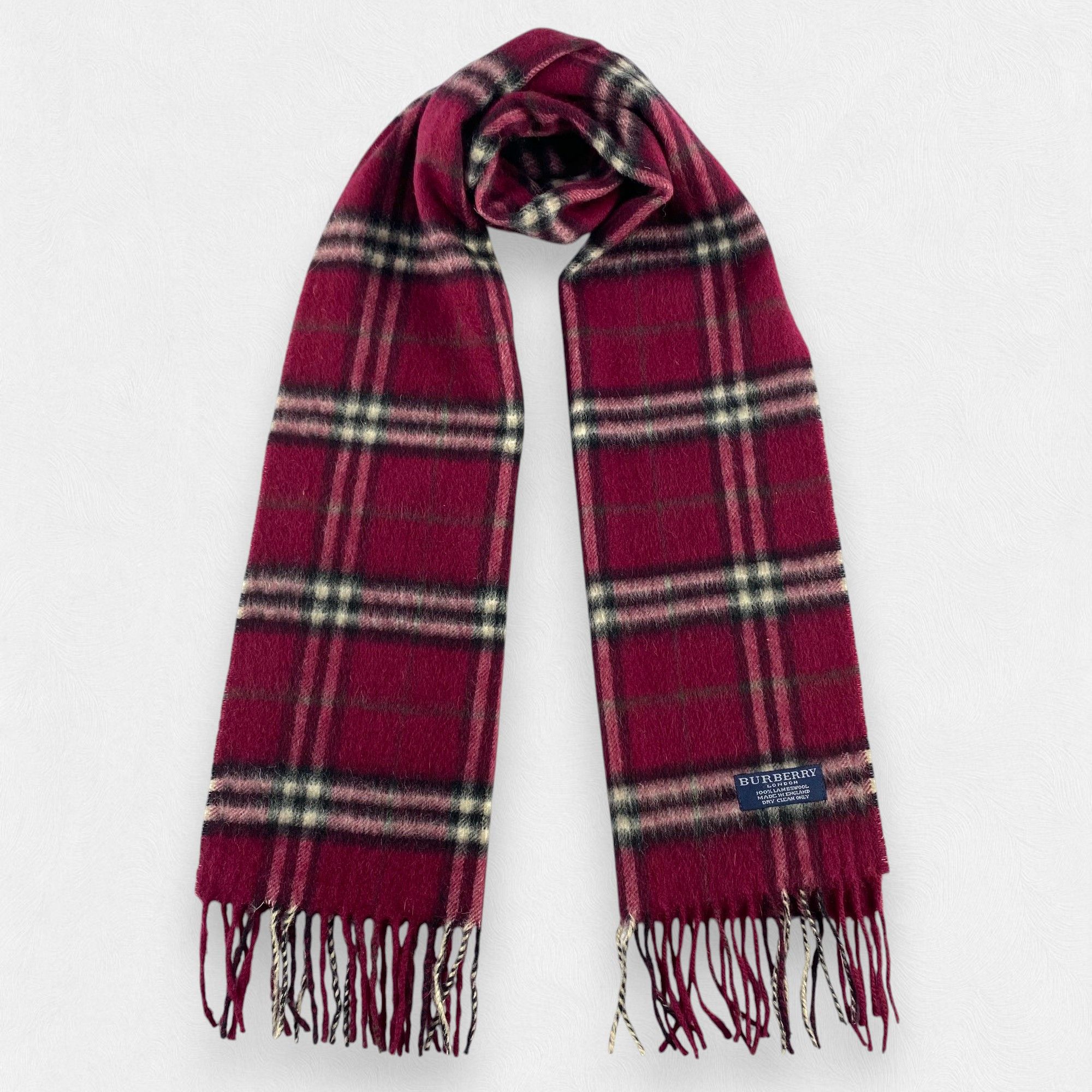 Burberry Burberry Checked Scarf Neck Wrap Wool Muffler Size ONE SIZE - 1 Thumbnail