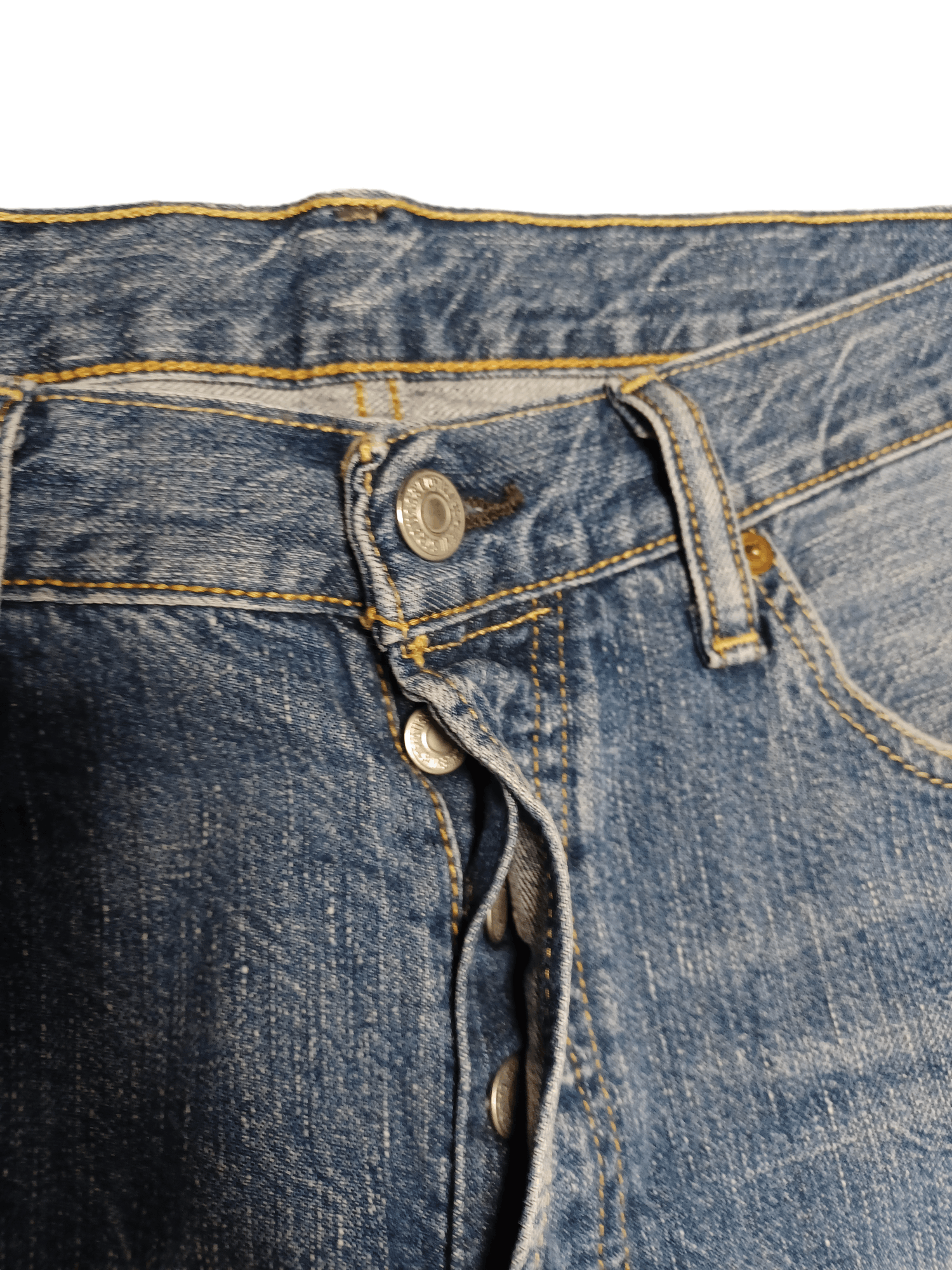 Levi's LEVI`S 501 MADE IN POLAND W32 L30 JEANS DENIM STREETWEAR Size US 32 / EU 48 - 3 Thumbnail