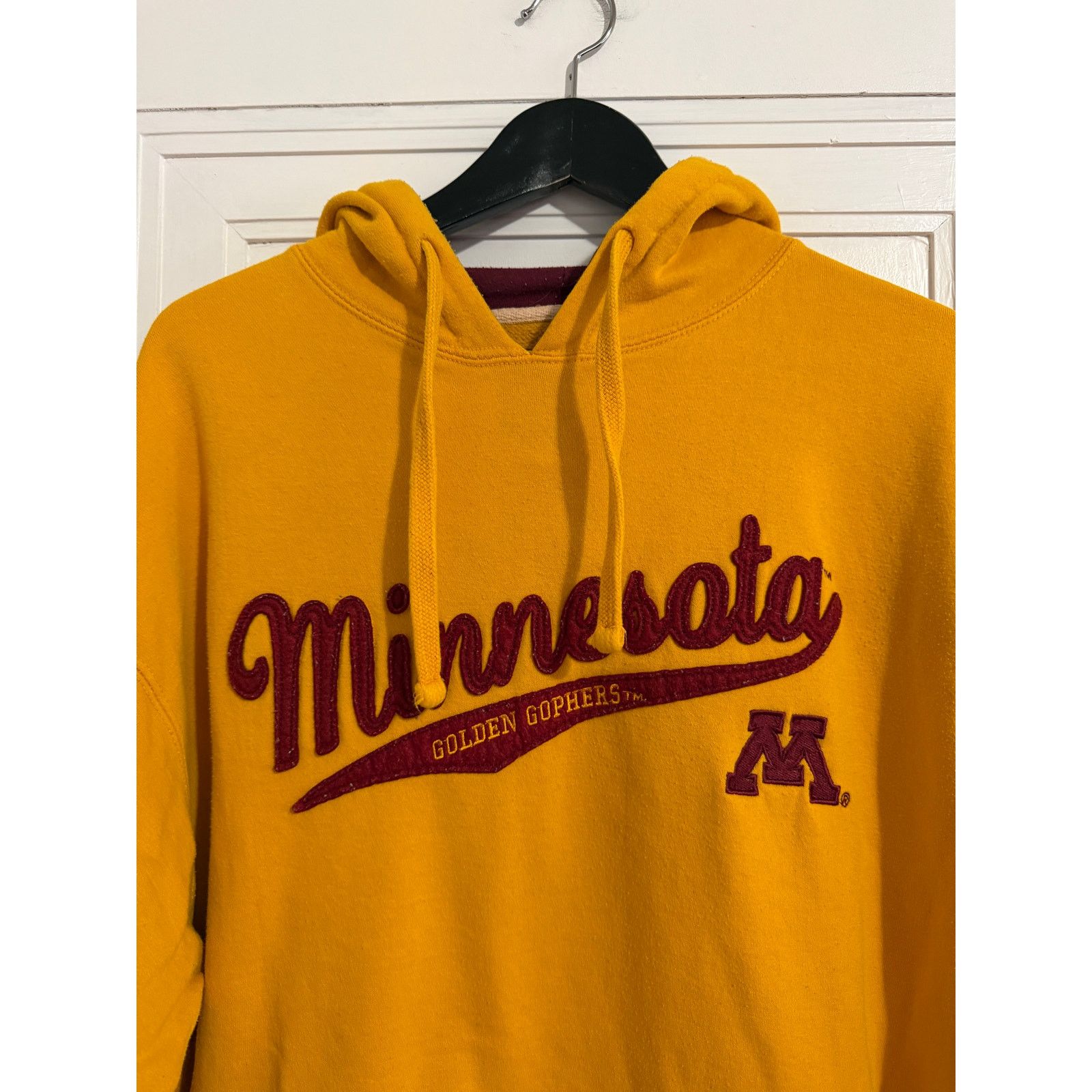 J. America Minnesota Gophers Stitched Gold Hoodie Size Large Size US L / EU 52-54 / 3 - 2 Thumbnail