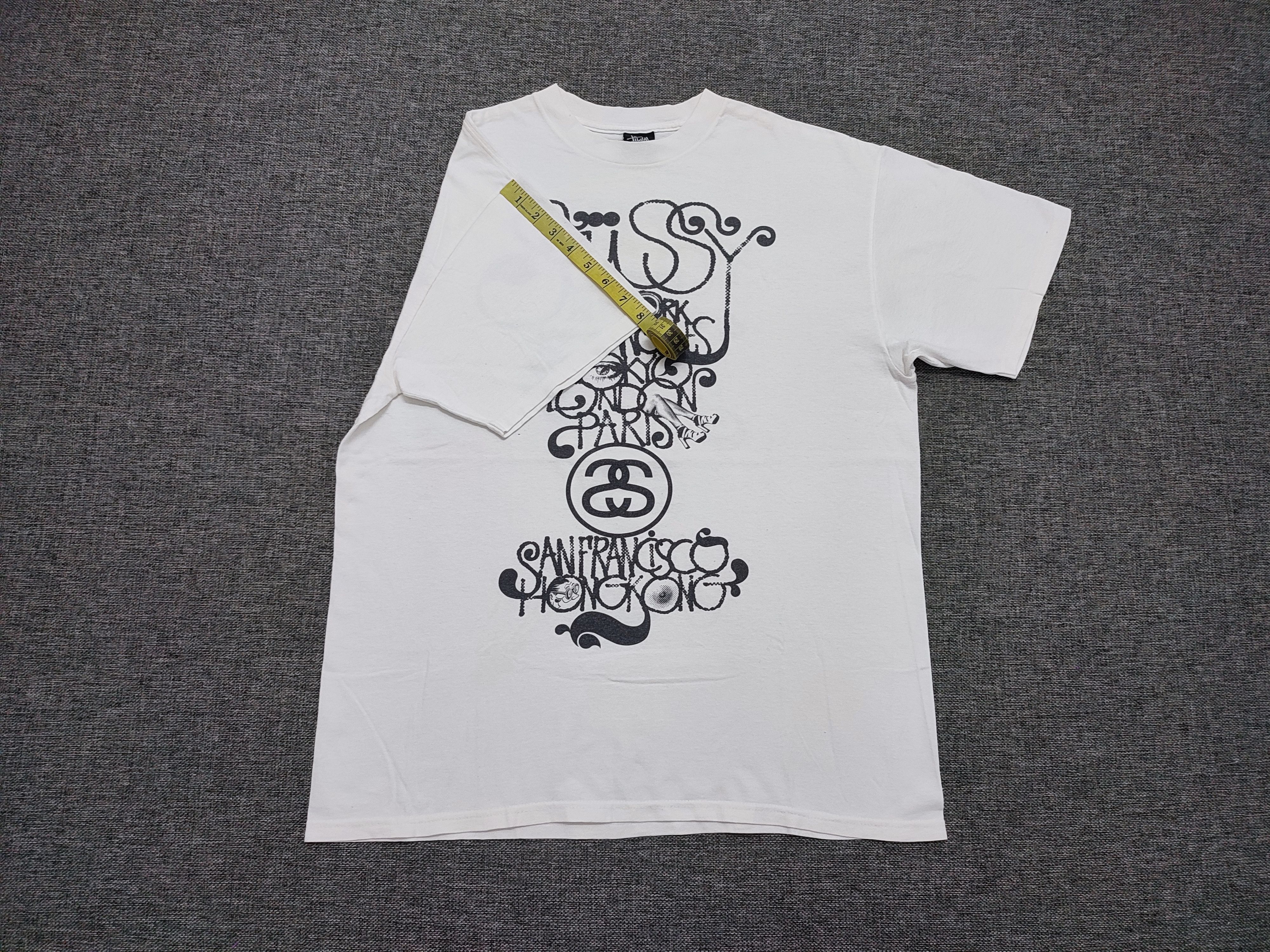 Stussy × Vintage Stussy x Brent Rollins World Tour Tee Size US L / EU 52-54 / 3 - 5 Thumbnail