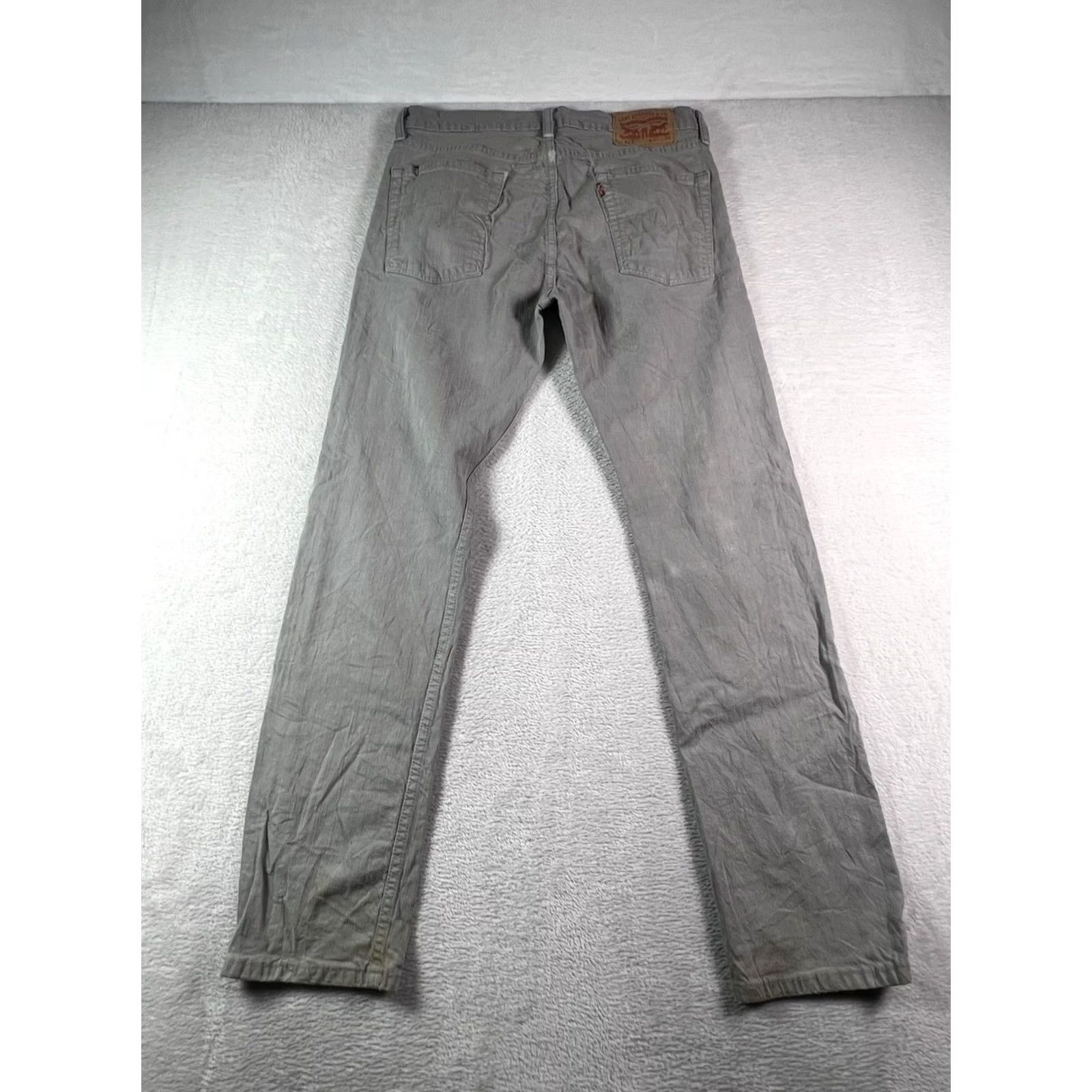 Levi's VTG Levi's 513 Jeans Mens 31x30 Gray Denim Distressed Torn Outdoor Workwear Slim Straight 5-Pocket Mens Jeans Size US 31 - 2 Thumbnail