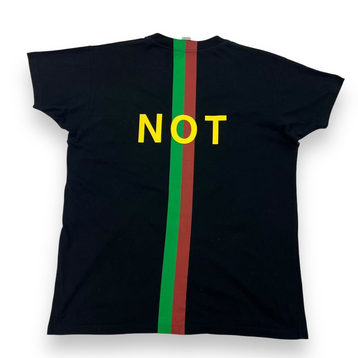 Gucci Gucci Fake Not Black T Shirt Size US M / EU 48-50 / 2 - 3 Thumbnail