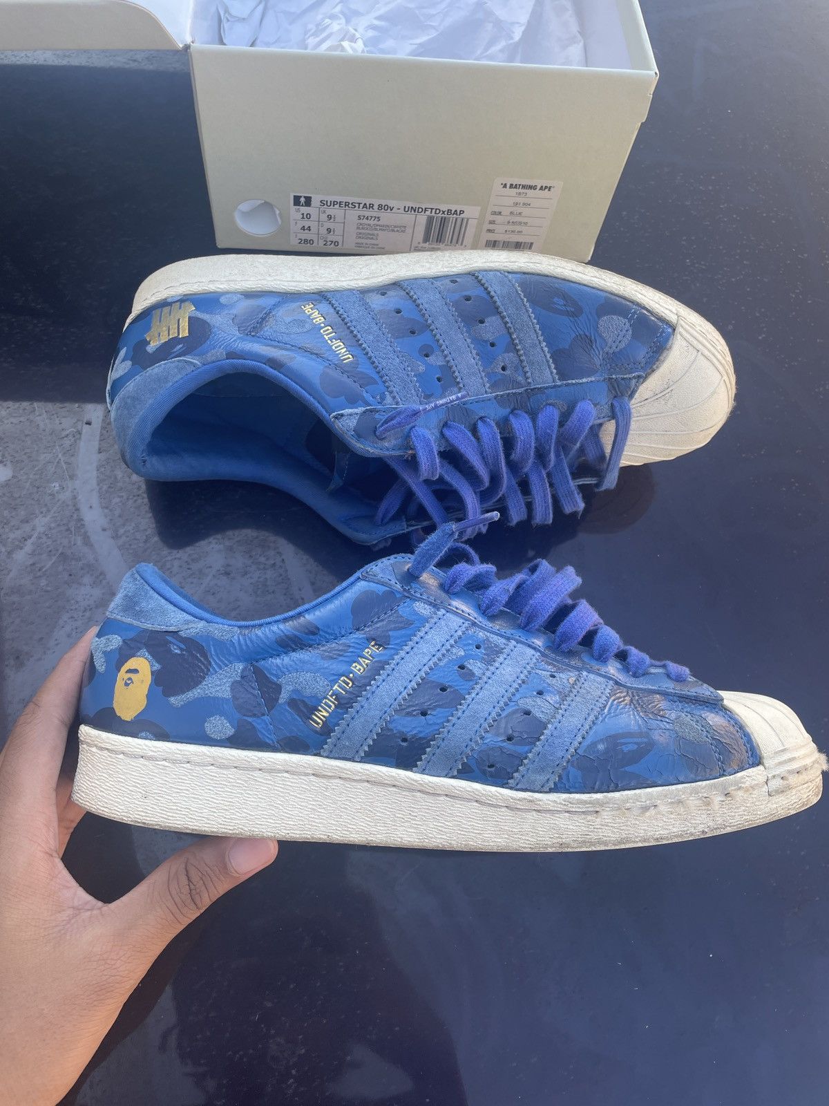 Adidas × Bape Bape x undefeated x adidas Size US 10 / EU 43 - 9 Thumbnail