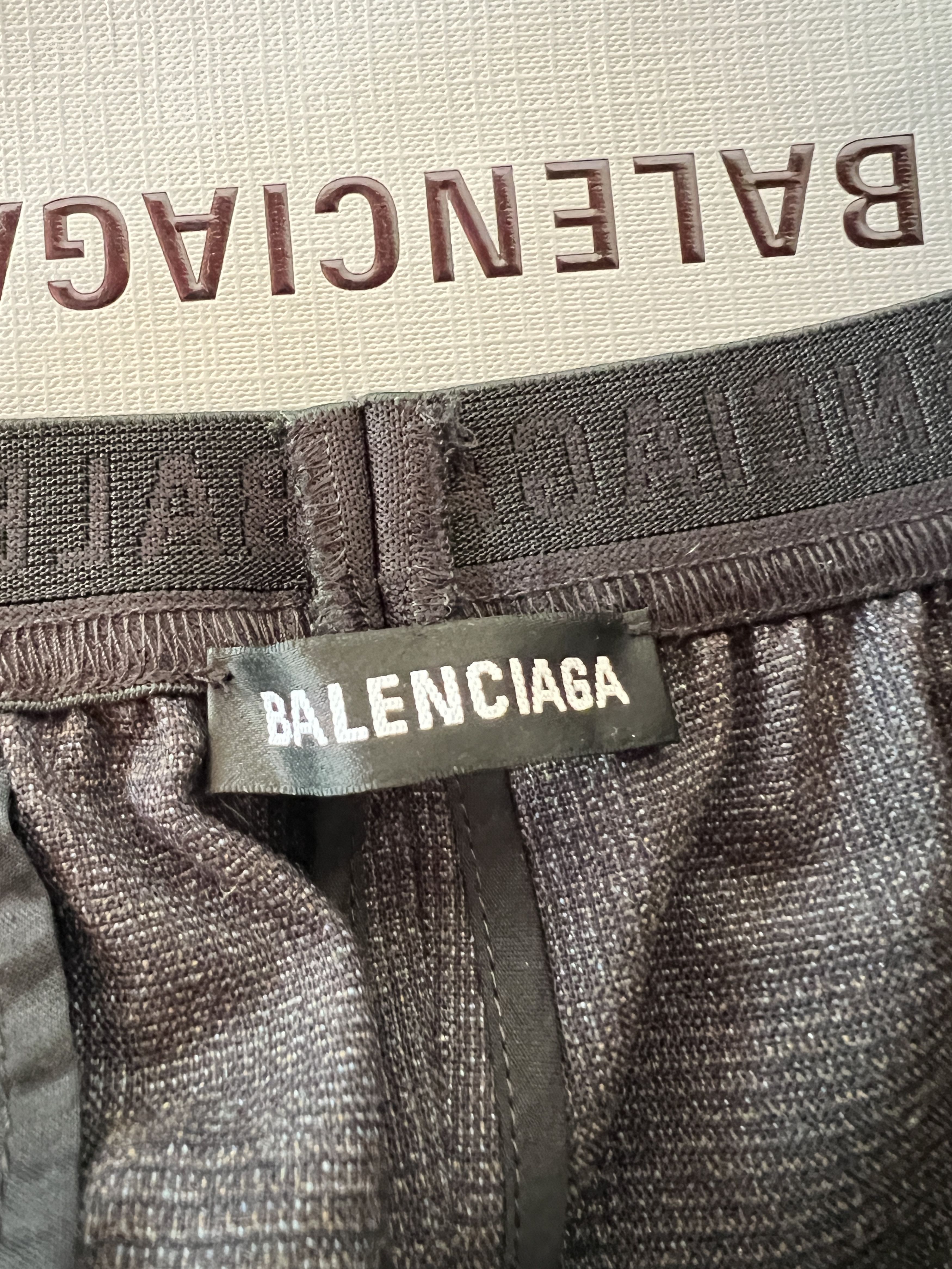 Balenciaga BALENCIAGA by DEMNA ELASTIC LOGO WAIST FLUIT SKATE PANTS 44 Size US 30 / EU 46 - 10 Thumbnail