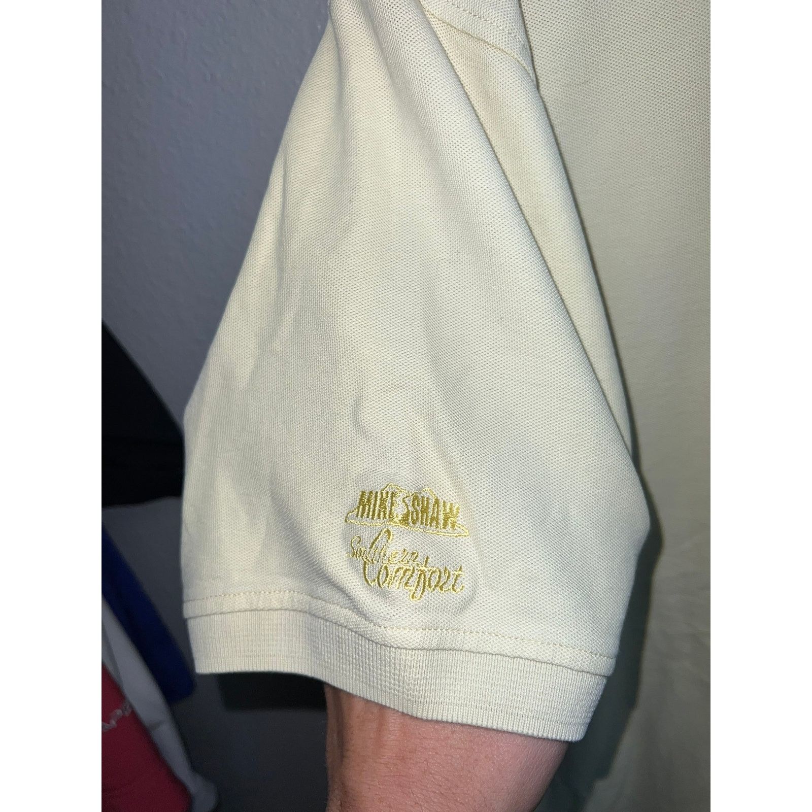 Harriton Vintage Harriton Yellow Polo Shirt Golf Golfing Mike Shaw L Size US L / EU 52-54 / 3 - 4 Thumbnail