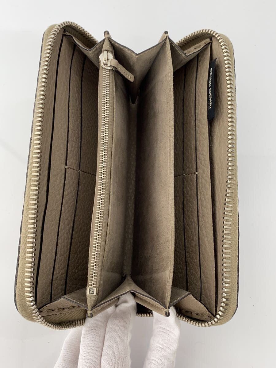 Fendi Fendi Leather Long Wallet Cream Size ONE SIZE - 4 Thumbnail