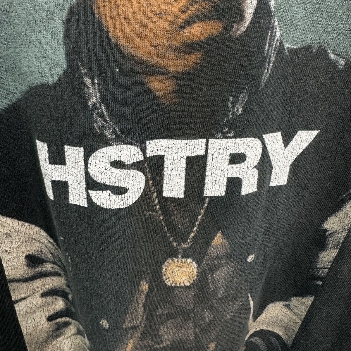 Rap Tees Vintage 00s Nas Hstry Washed Tee y2k Rap og hip hop hype 90s Size US L / EU 52-54 / 3 - 5 Thumbnail