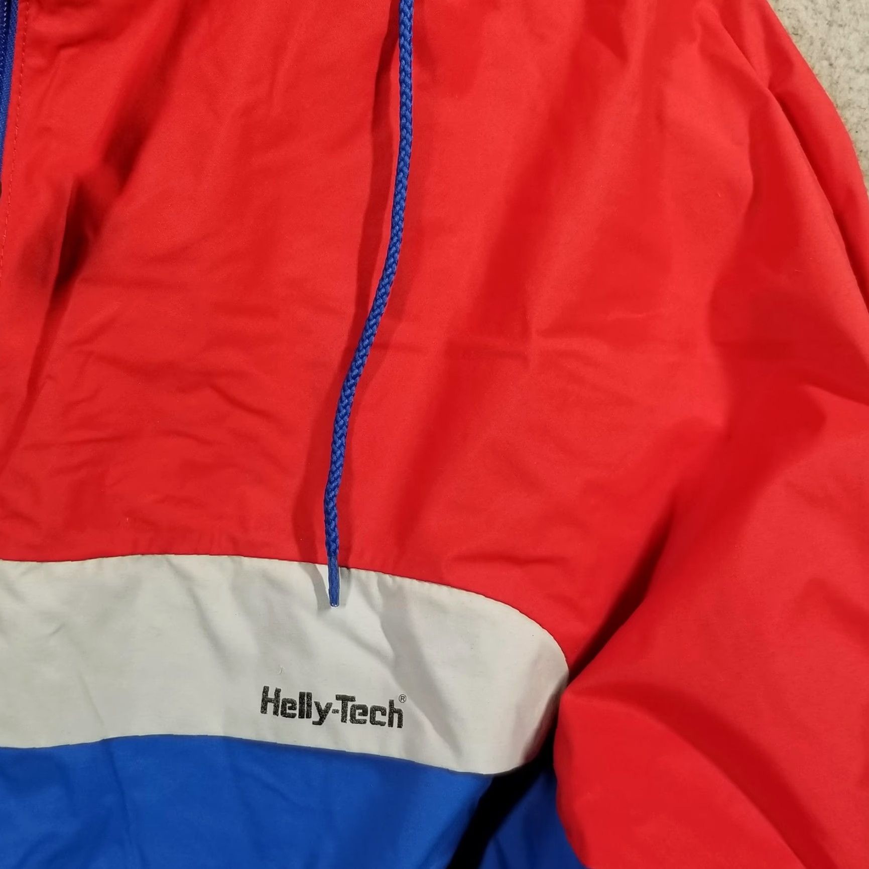 Helly Hansen HELly Hansen Jacket Helly-Tech Lightweight Windbreaker Mens Small Colorblock Red Blue Waterproof Size US S / EU 44-46 / 1 - 2 Thumbnail