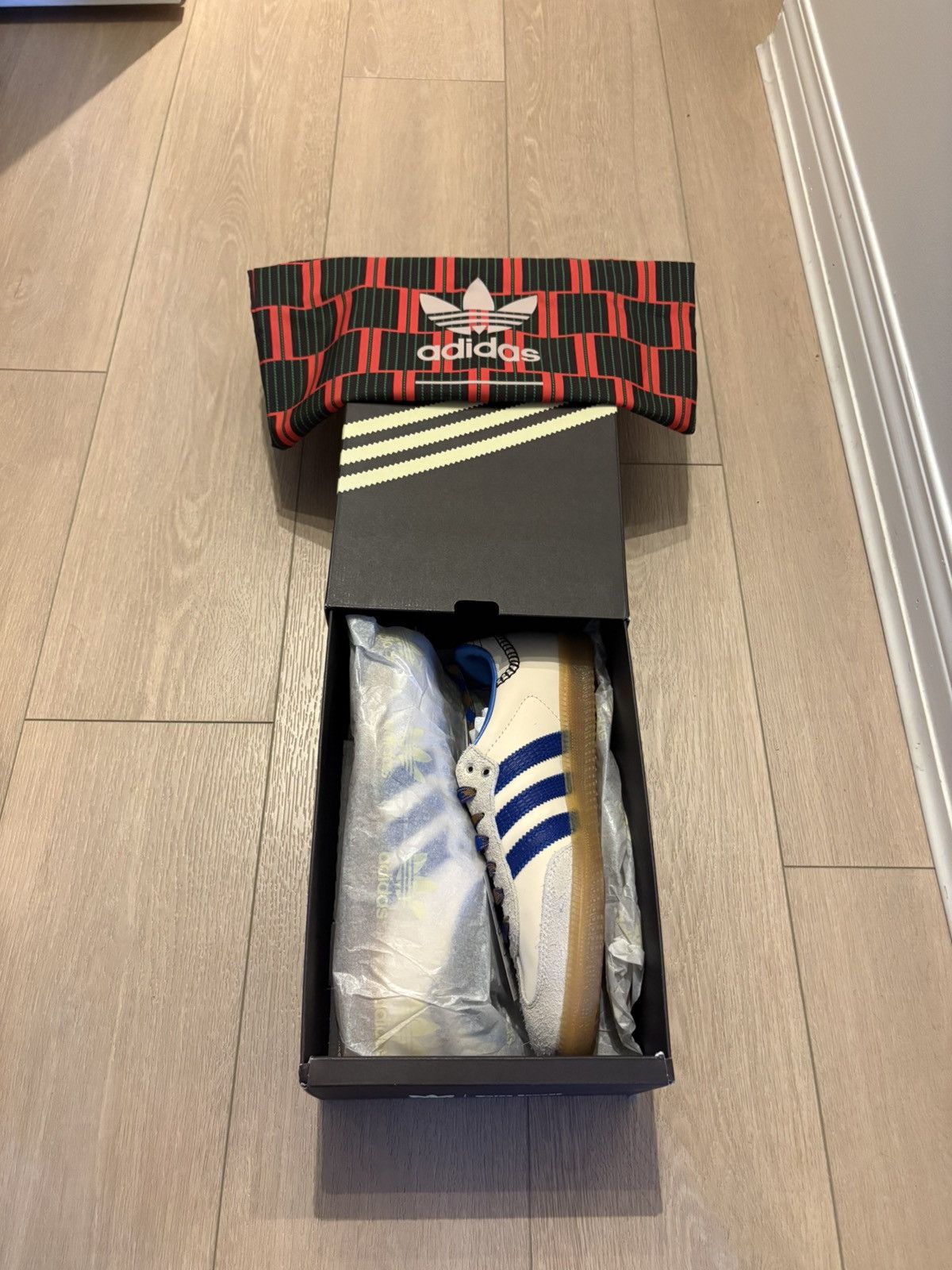 Adidas × Wales Bonner Adidas x Wales Bonner Samba Nylon “Wonder Clay Royal Blue” Size US 10 / EU 43 - 1 Thumbnail