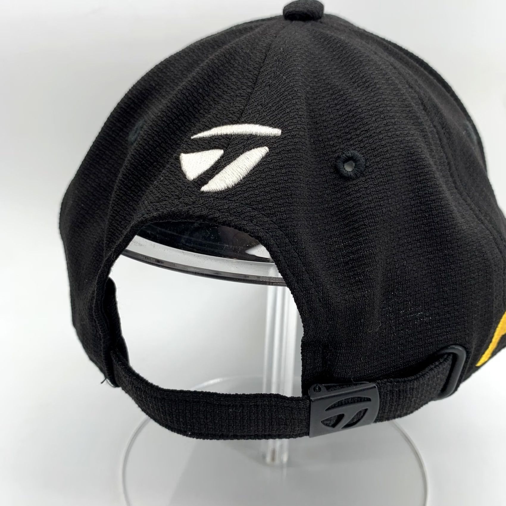 TaylorMade TaylorMade Hat Cap Strap Back Mens Black Golf R11 Burner Logo One Size UV 25+ Size ONE SIZE - 4 Thumbnail