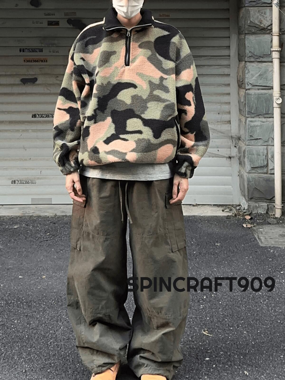 Other Camo Graphic Pullover Knit Warm Hoodie Size US M / EU 48-50 / 2 - 3 Thumbnail