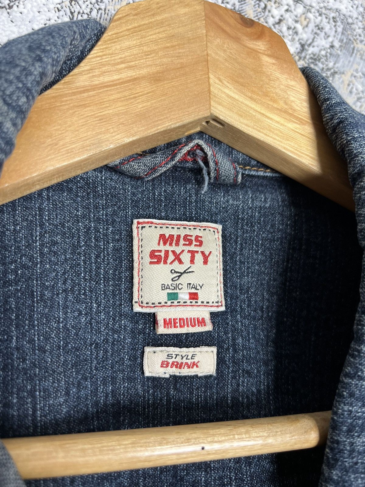 Miss Sixty × Vintage Vintage Y2K Miss Sixty Denim Jacket Size M Made in Italy Size M / US 6-8 / IT 42-44 - 6 Thumbnail