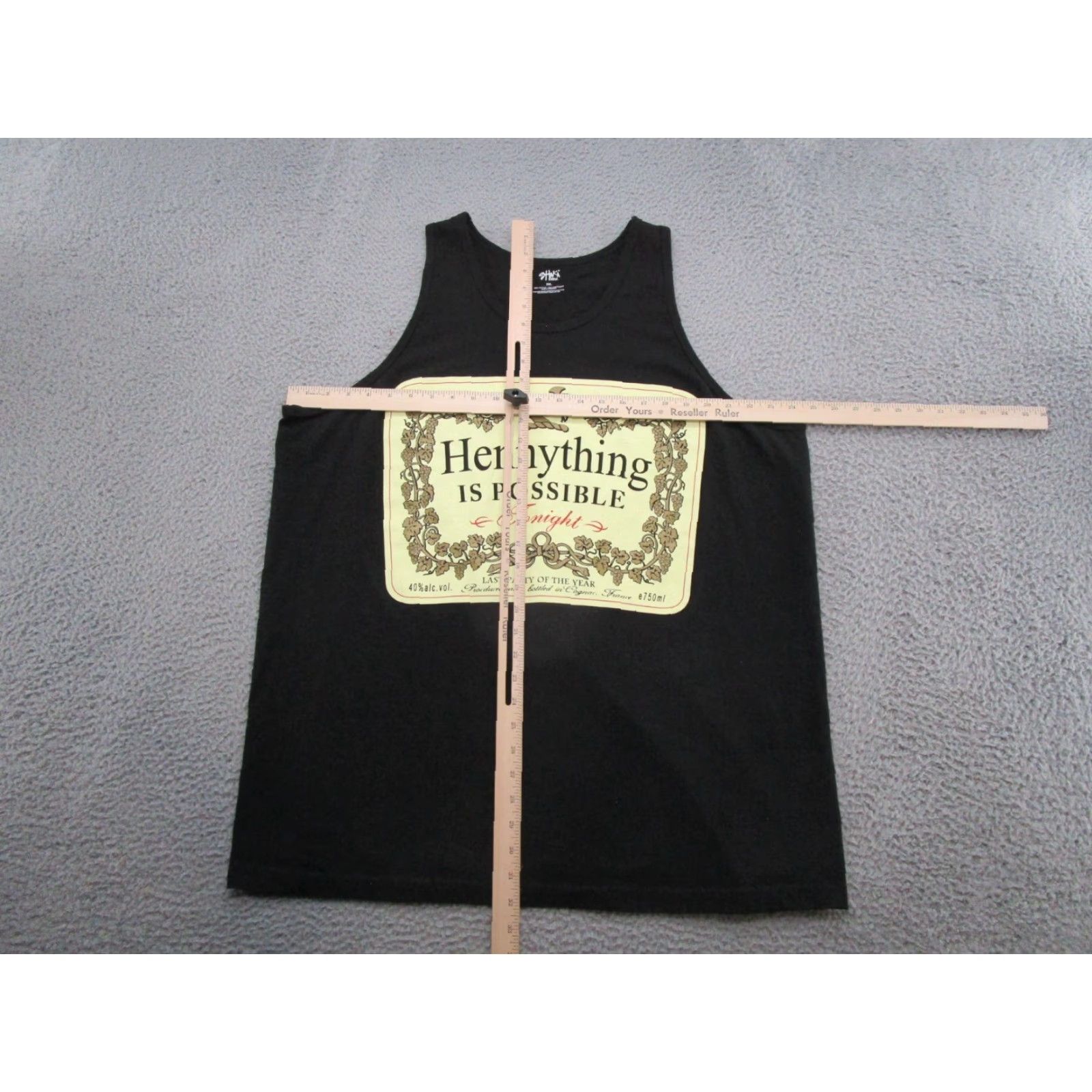 Vintage Y2K Shaka Wear Hennessy Graphic Hennything is Possible Tank Top Mens Size 2XL Size US XXL / EU 58 / 5 - 4 Thumbnail