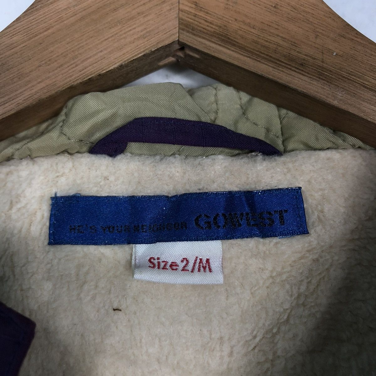 Japanese Brand × Vintage 📌VINTAGE HUNTING SURVIVAL BONDAGE DESIGN GOWEST JACKET Size US M / EU 48-50 / 2 - 13 Thumbnail