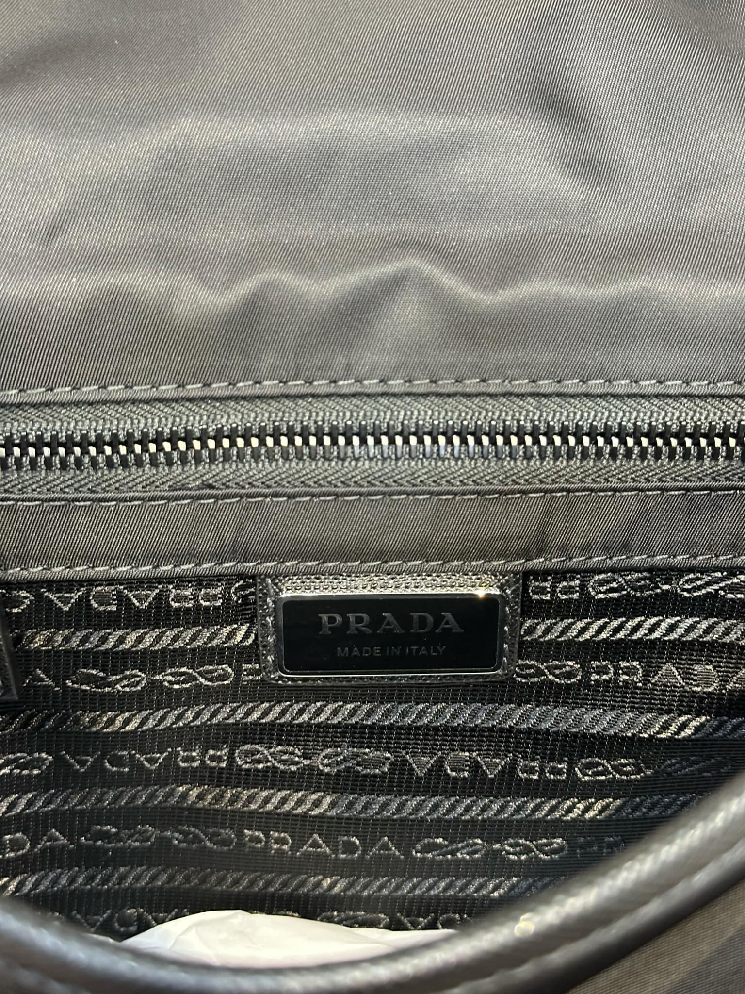 Prada PRADA Re-Nylon And Saffiano Leather Shoulder Bag Size ONE SIZE - 4 Thumbnail