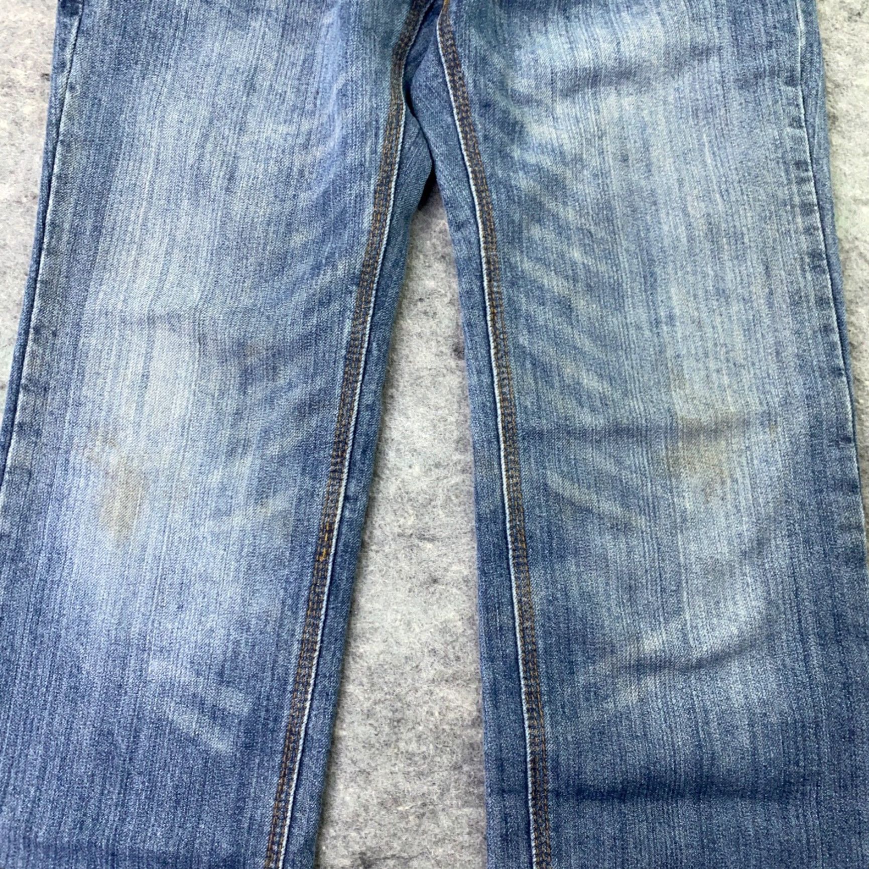 Vintage VINTAGE Fusai Jeans Mens 30 Blue Denim Straight Relaxed 28" Inseam 1997 90s Mens Size US 30 / EU 46 - 6 Thumbnail