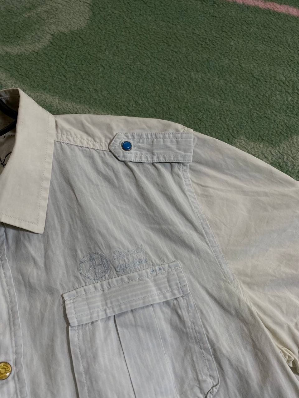 Diesel × Vintage Vintage Diesel Avant Garde y2k 90s Button Up Shirt Size US L / EU 52-54 / 3 - 18 Thumbnail